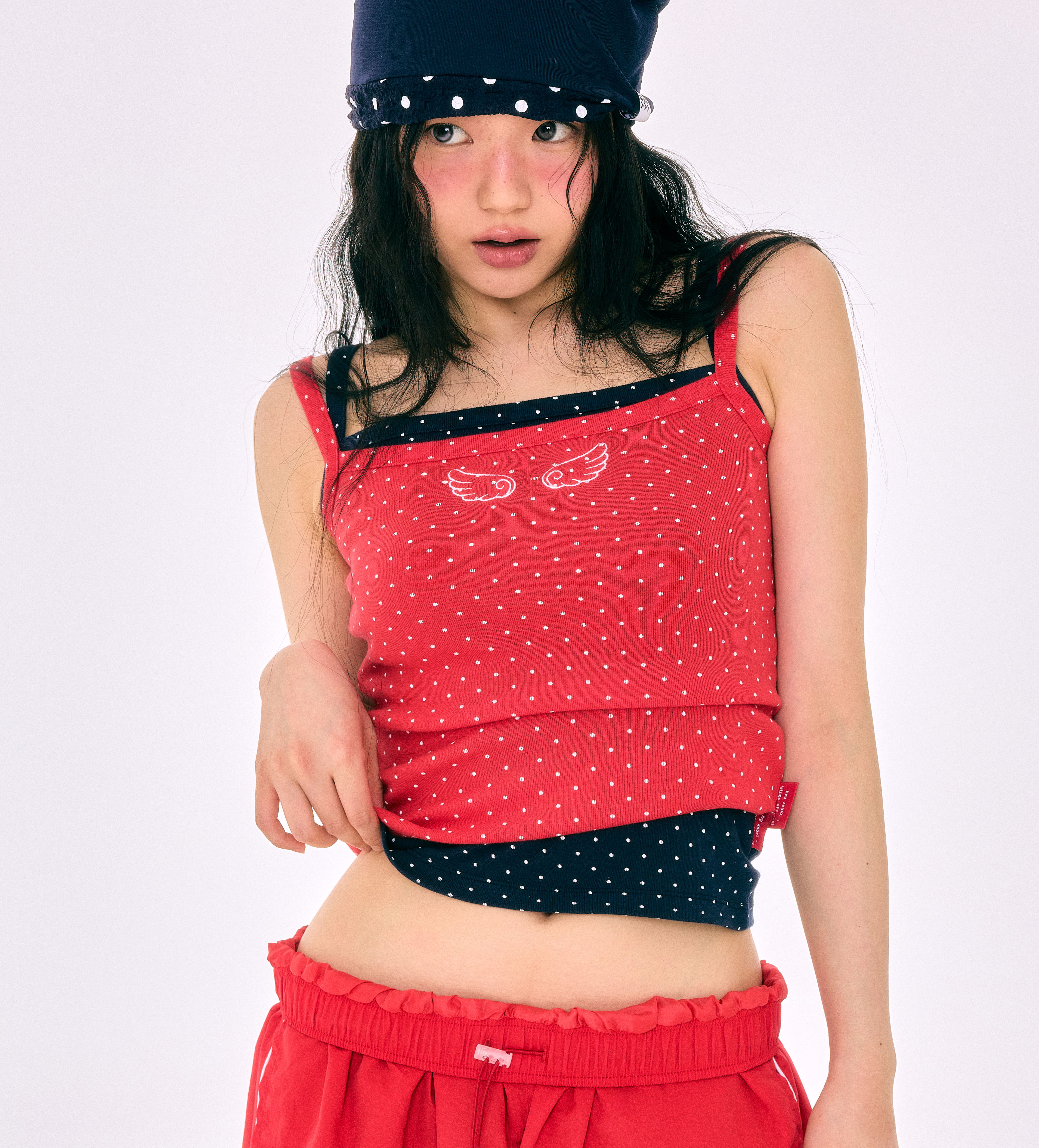 Dot angel sleeveless (3colors)