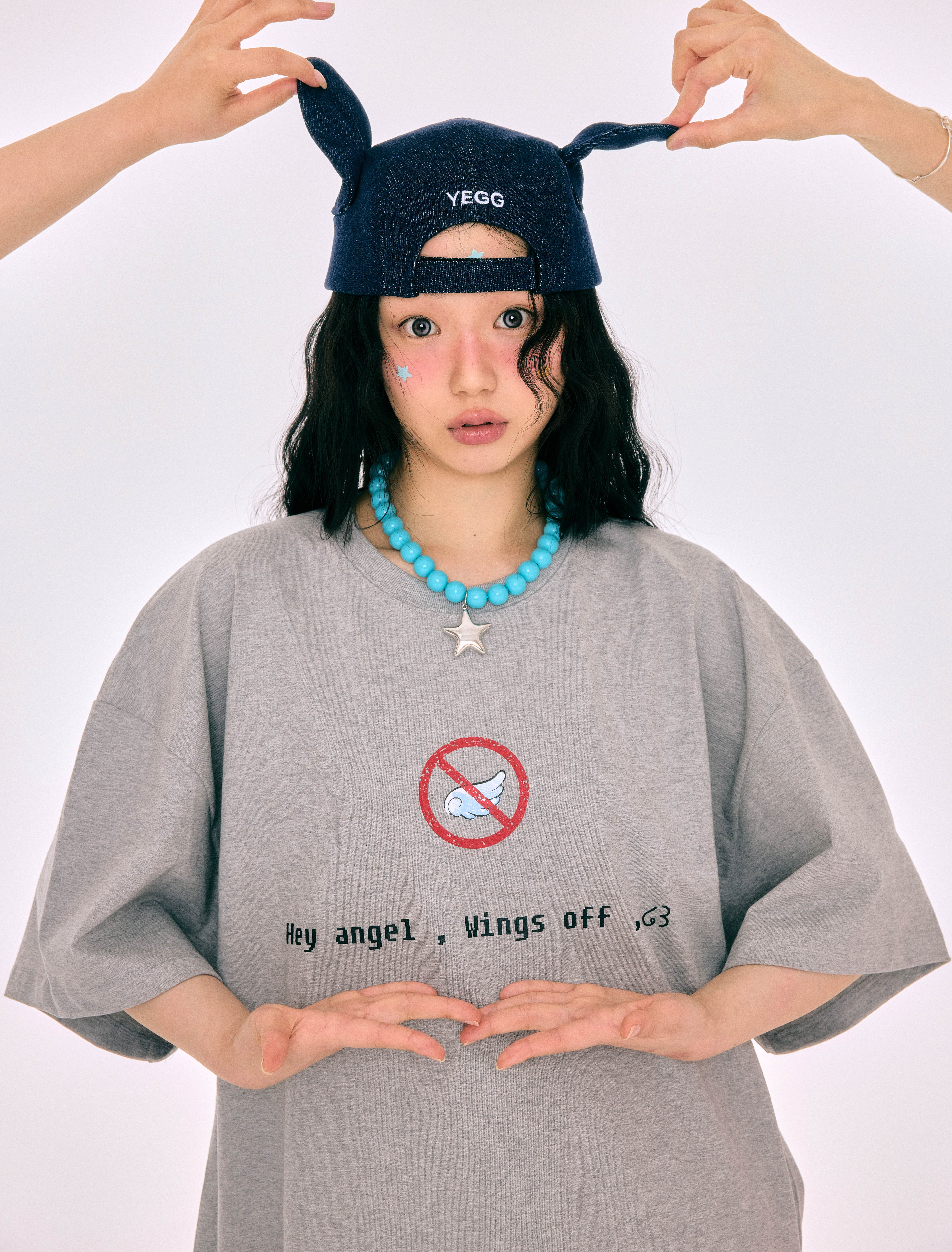 Wings Off Tee Gray