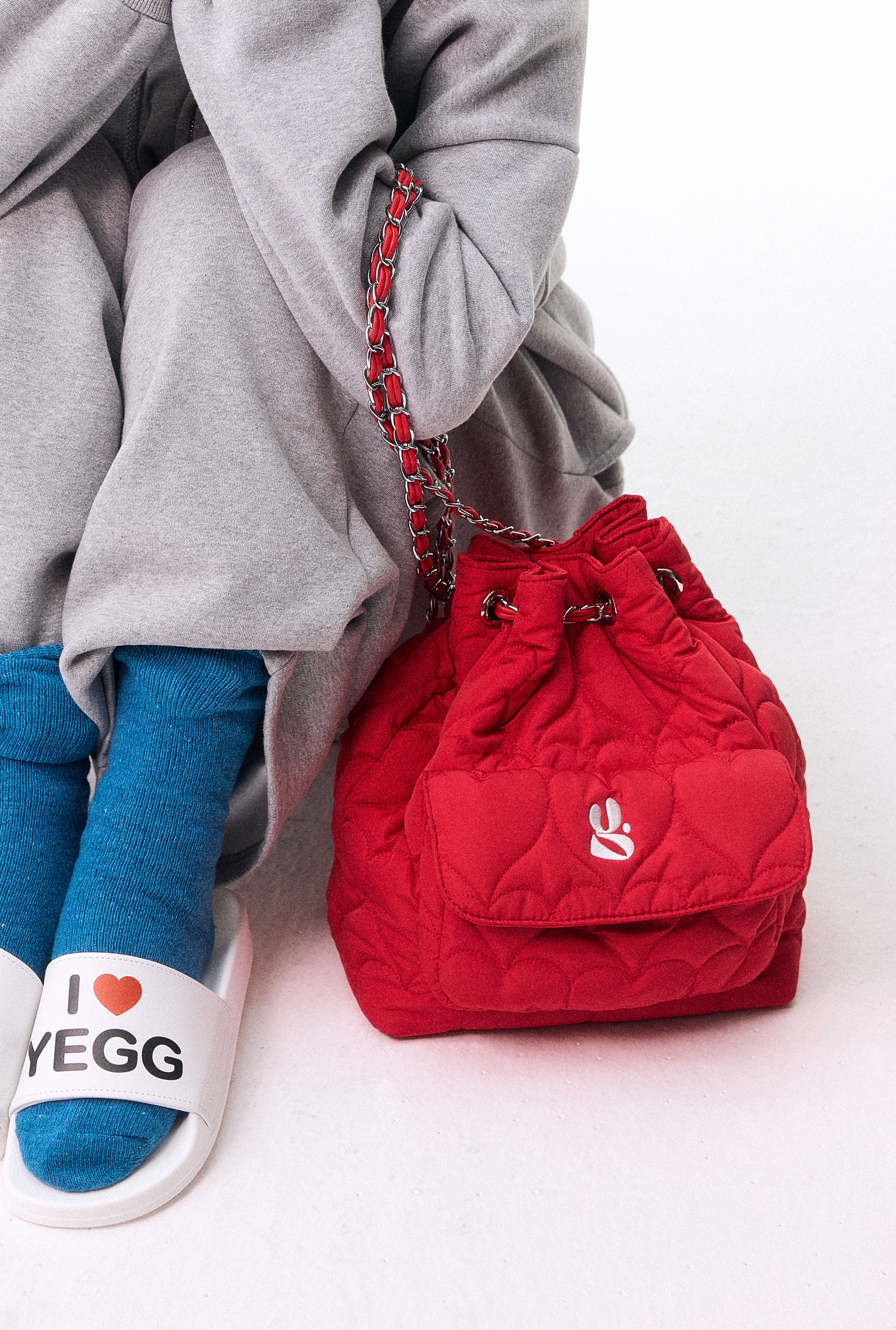 Heart padding bag (2colors)