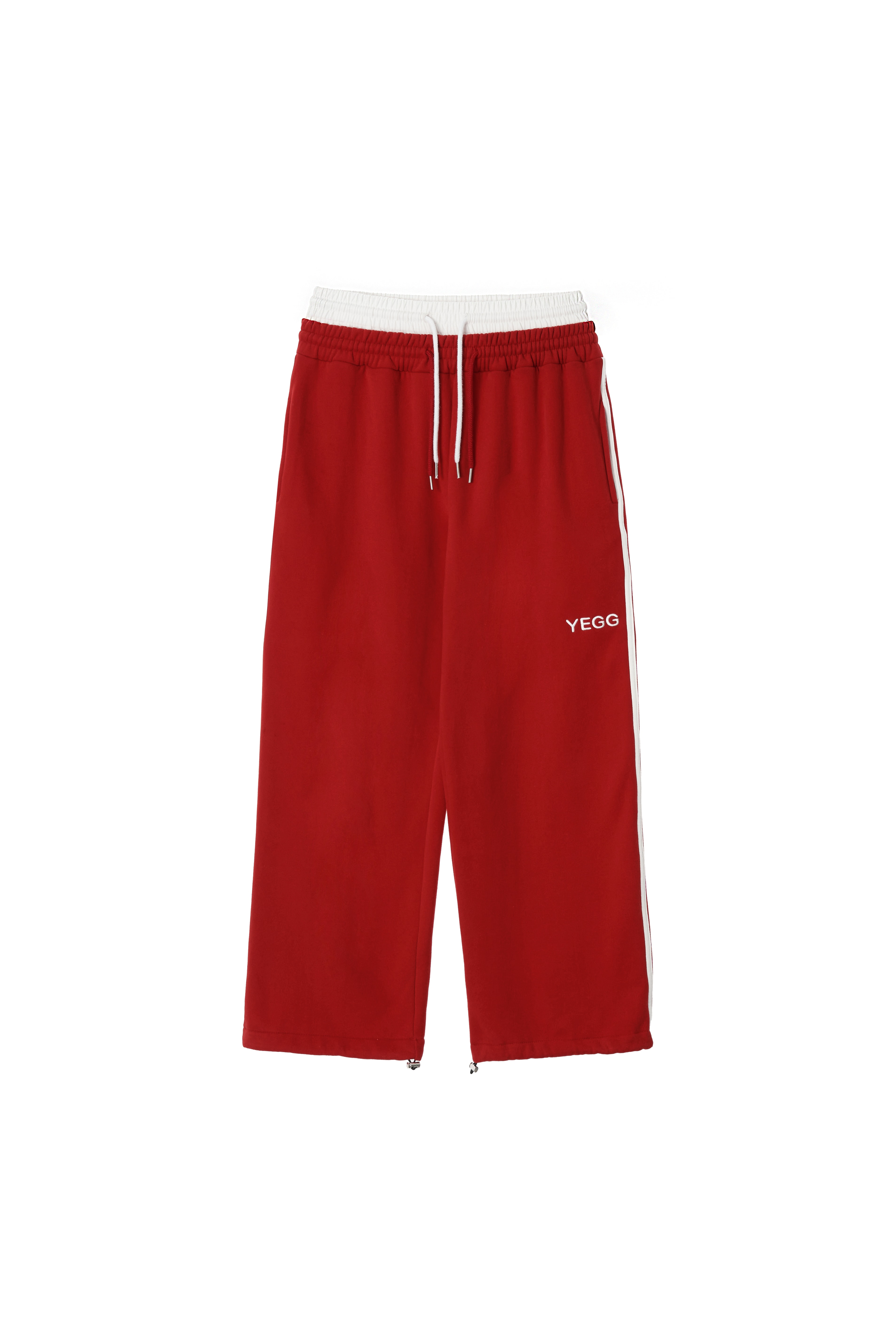 Double Banding Pants Red