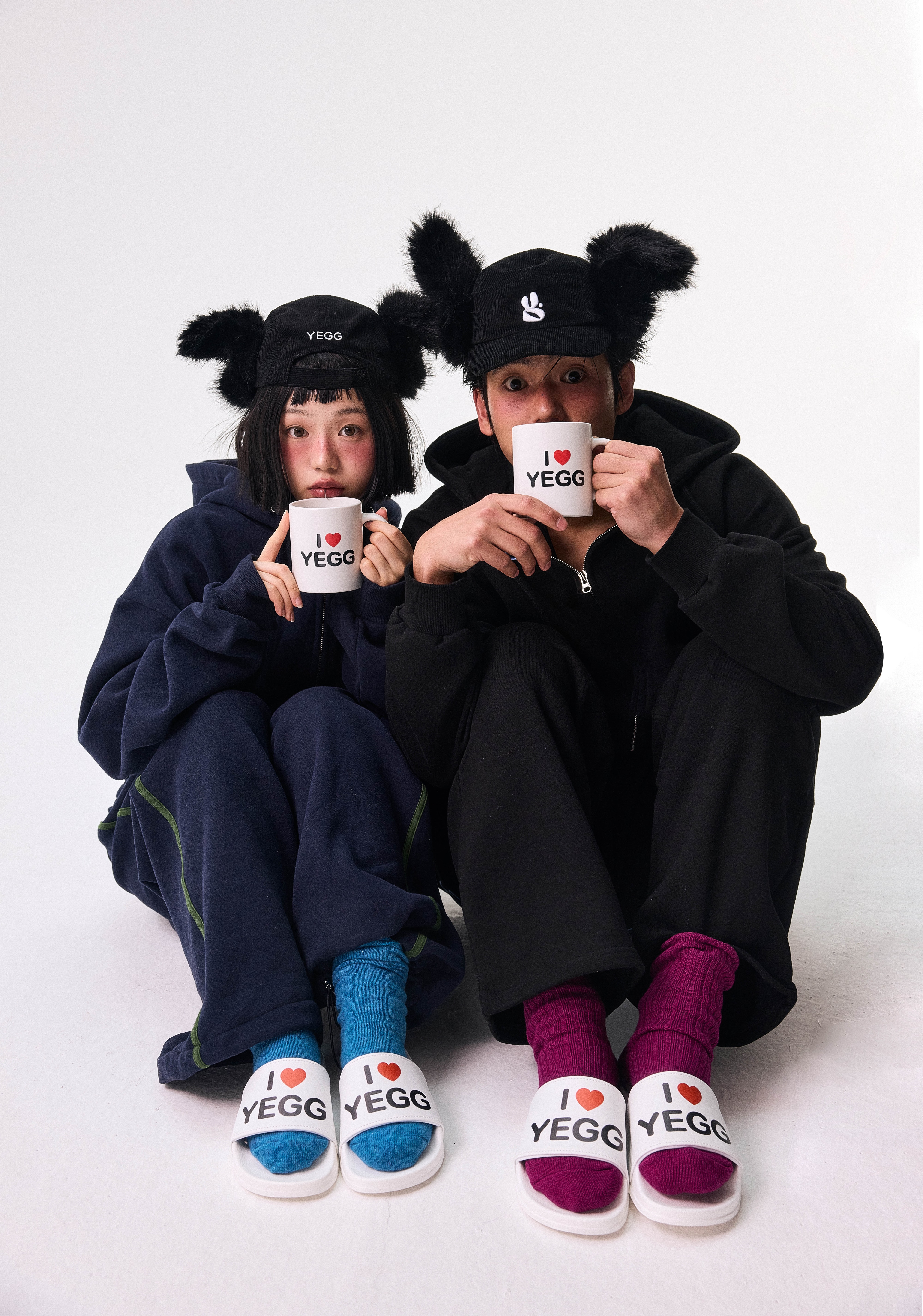 Twist Fur Cap Black
