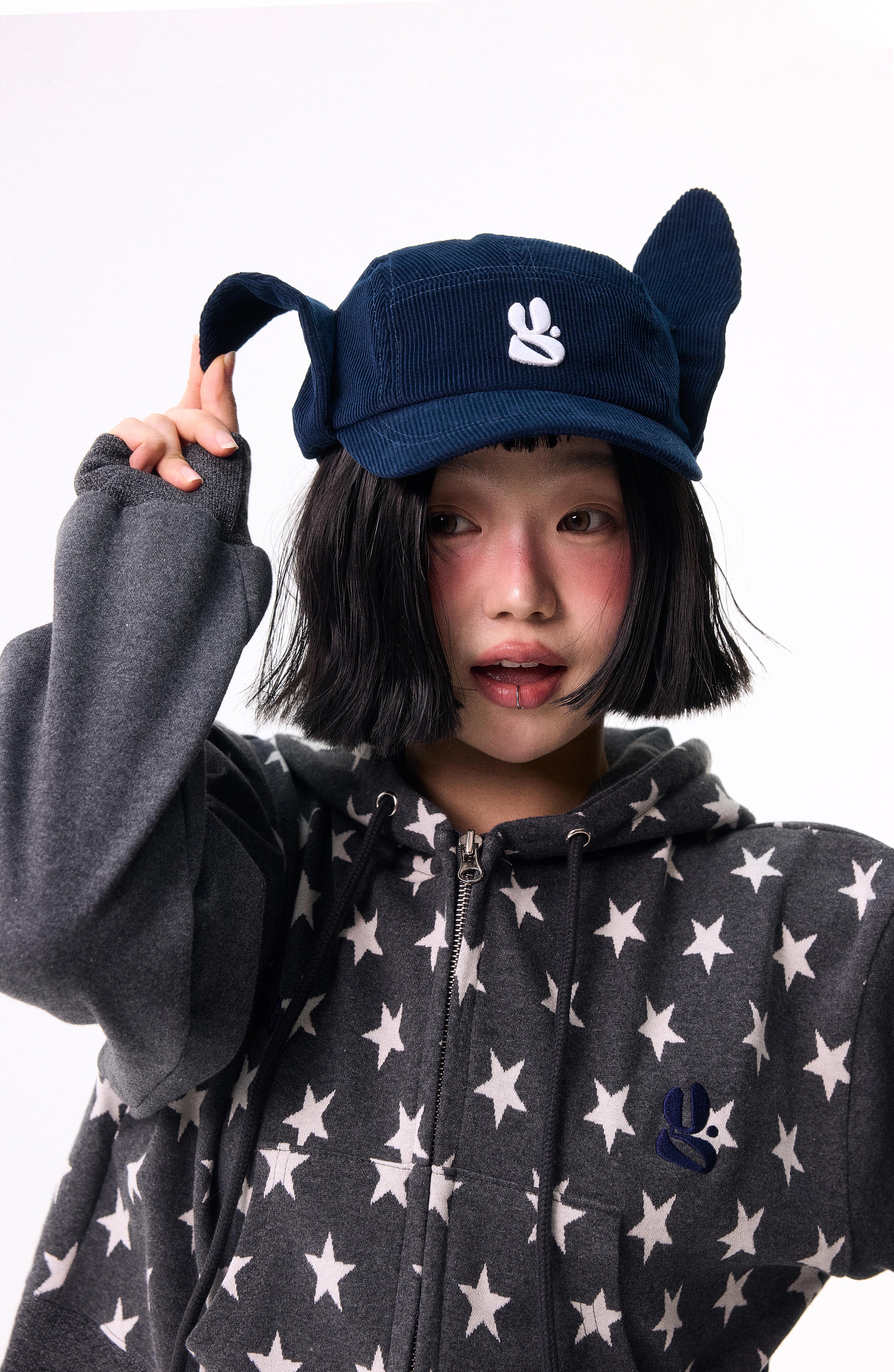 Twist Cord Cap Navy