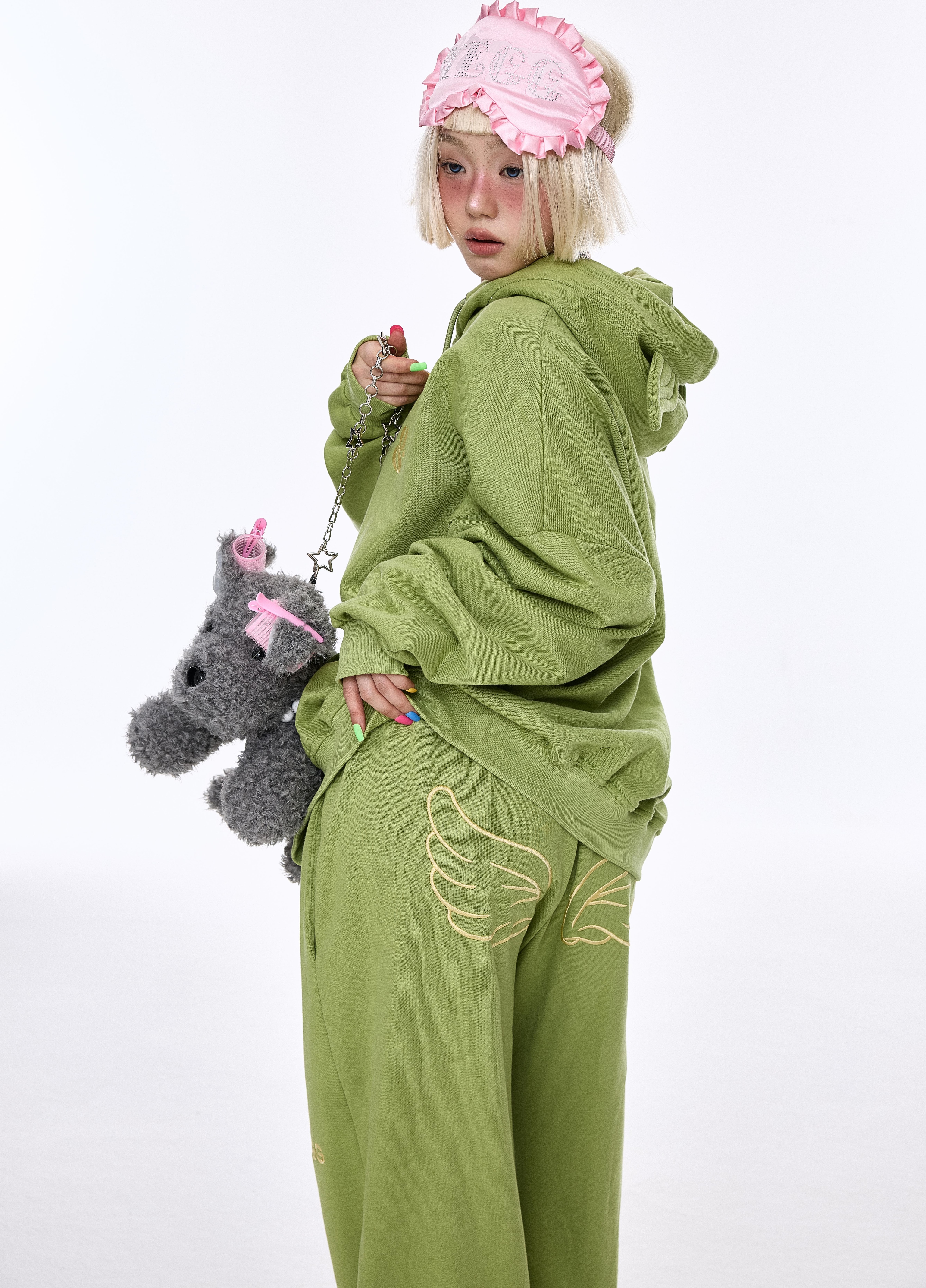 [Basic] Wing Pants Green