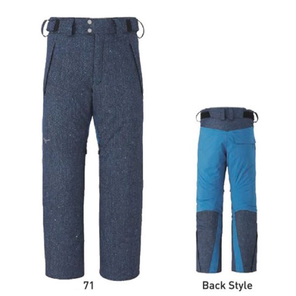 2324 MIZUNO FREE SKI PRINT PANTS : Z2MFA340