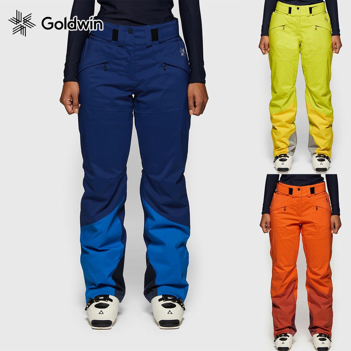 2324 GOLDWIN W's 2-tone Color Pants : GW33353A