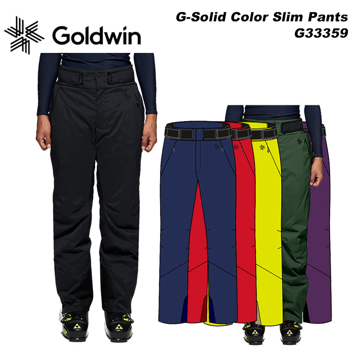 2324 GOLDWIN G-SOLID COLOR SLIM PANTS : G33359