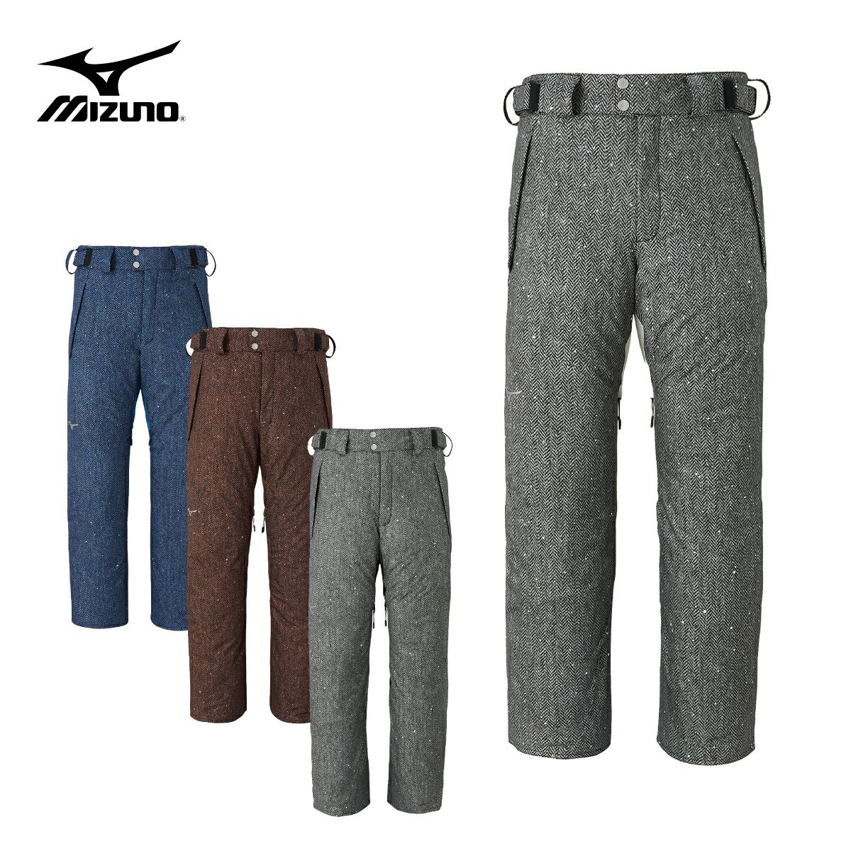 2324 MIZUNO FREE SKI PRINT PANTS : Z2MFA340