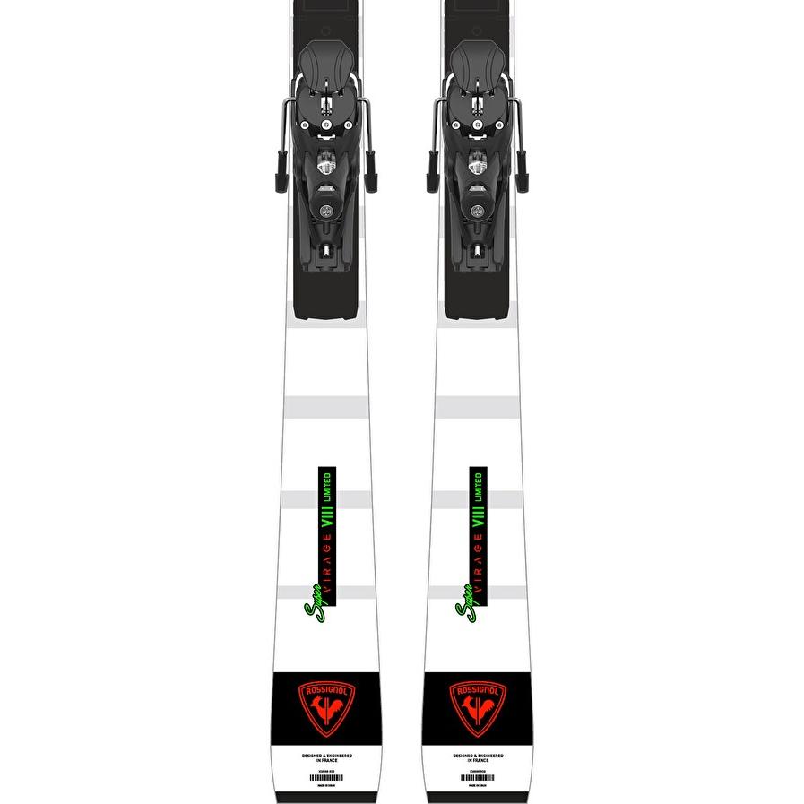 2425 ROSSIGNOL SUPER VIRAGE VIII LTD R22 + SPX 14 Rockerace GW Hot Red