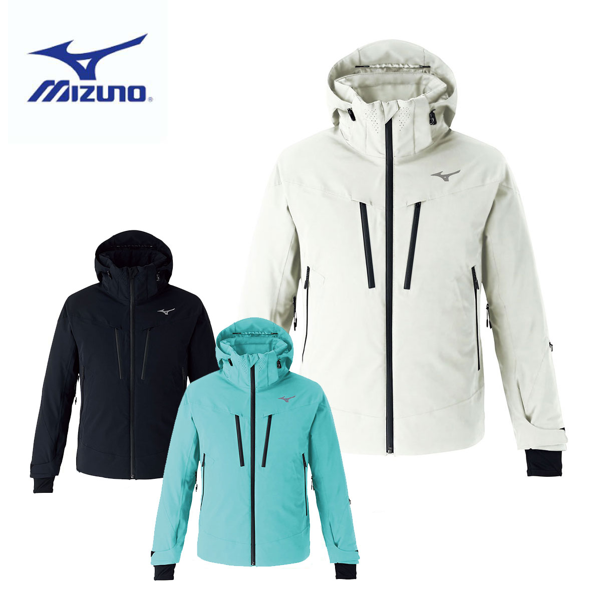 2526 MIZUNO BLACK LIMITED MODEL SKI PARKA : Z2MEB350