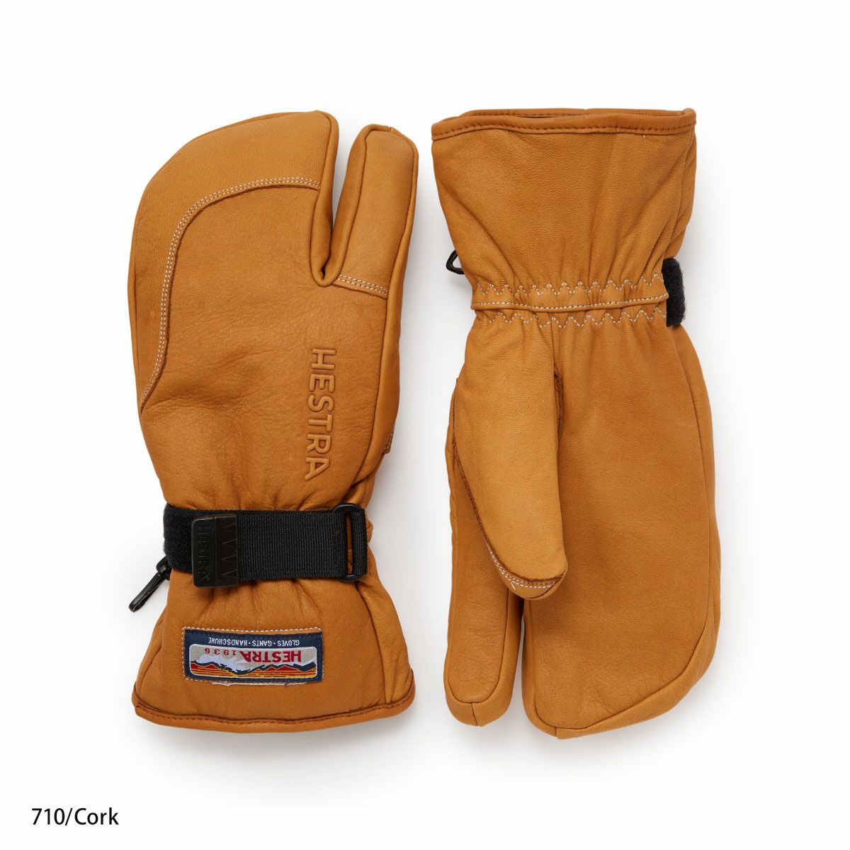 2425 HESTRA 3-Finger Full Leather / 30872