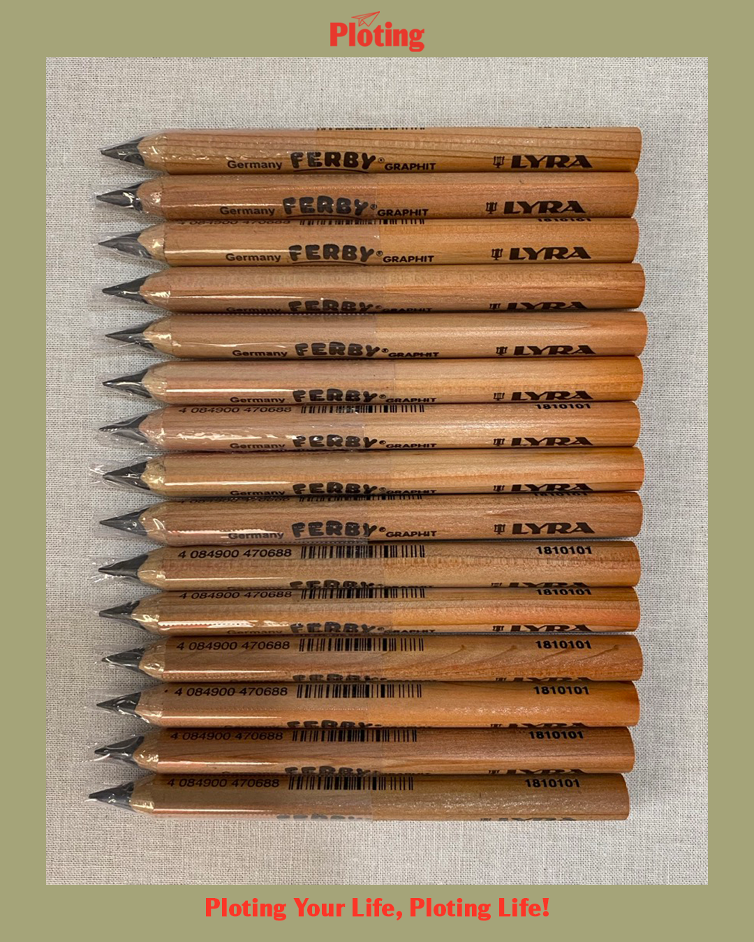리라 퍼비몽당 삼각연필B