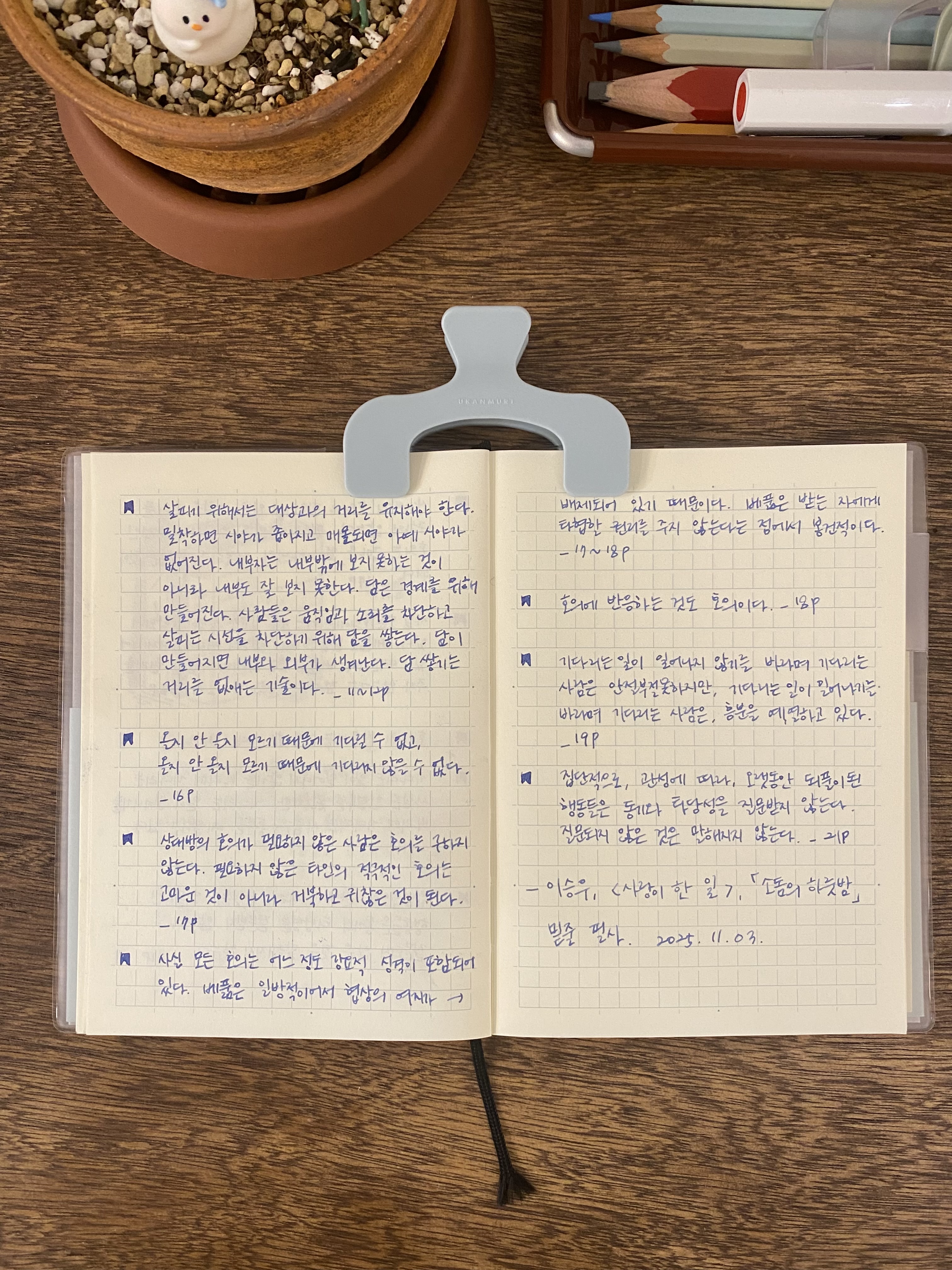 우칸무리 필사집게(쁘띠)