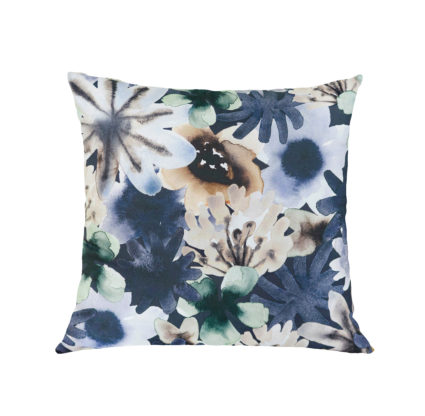 blooming winter cushion cover (navy)
