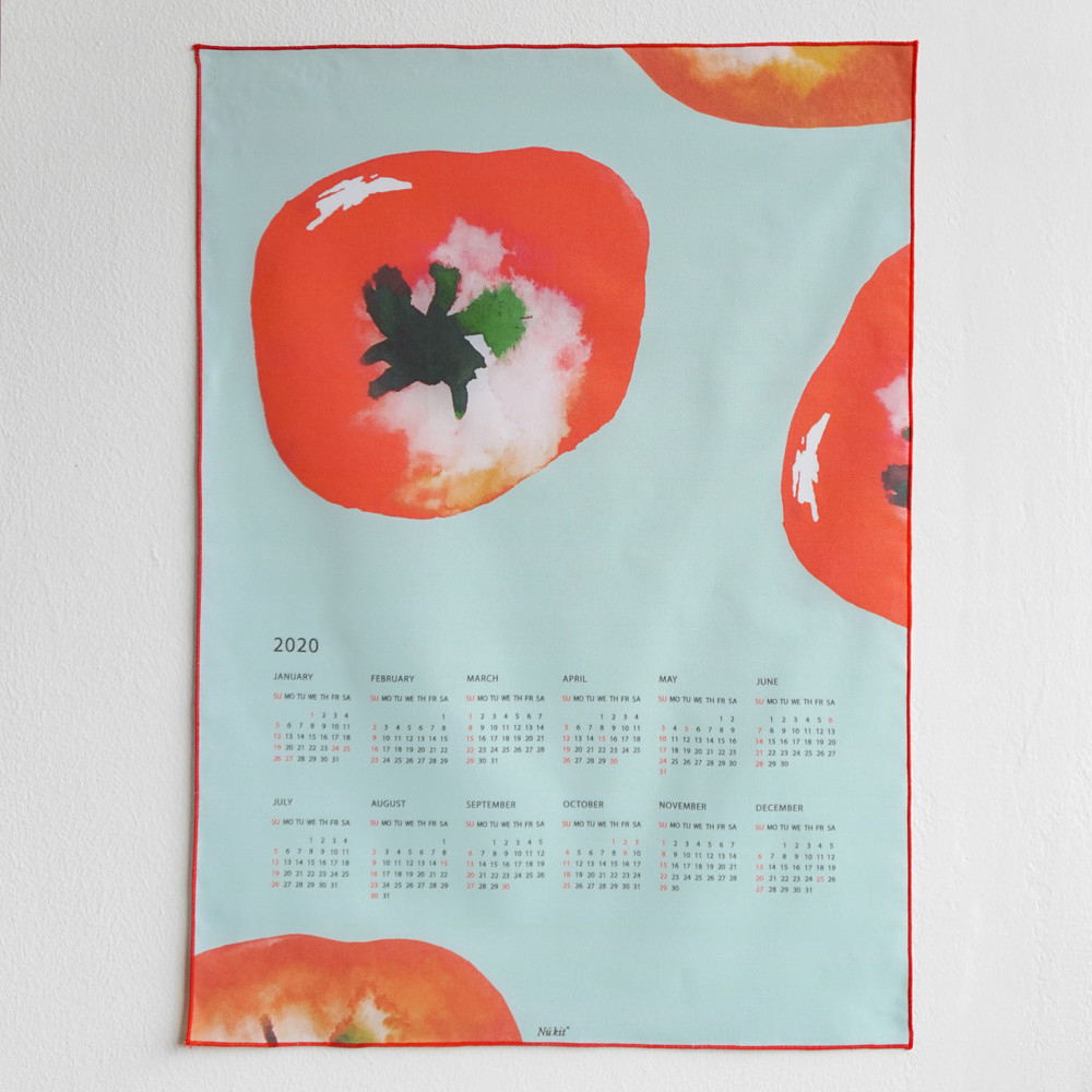 tomato fabric calendar