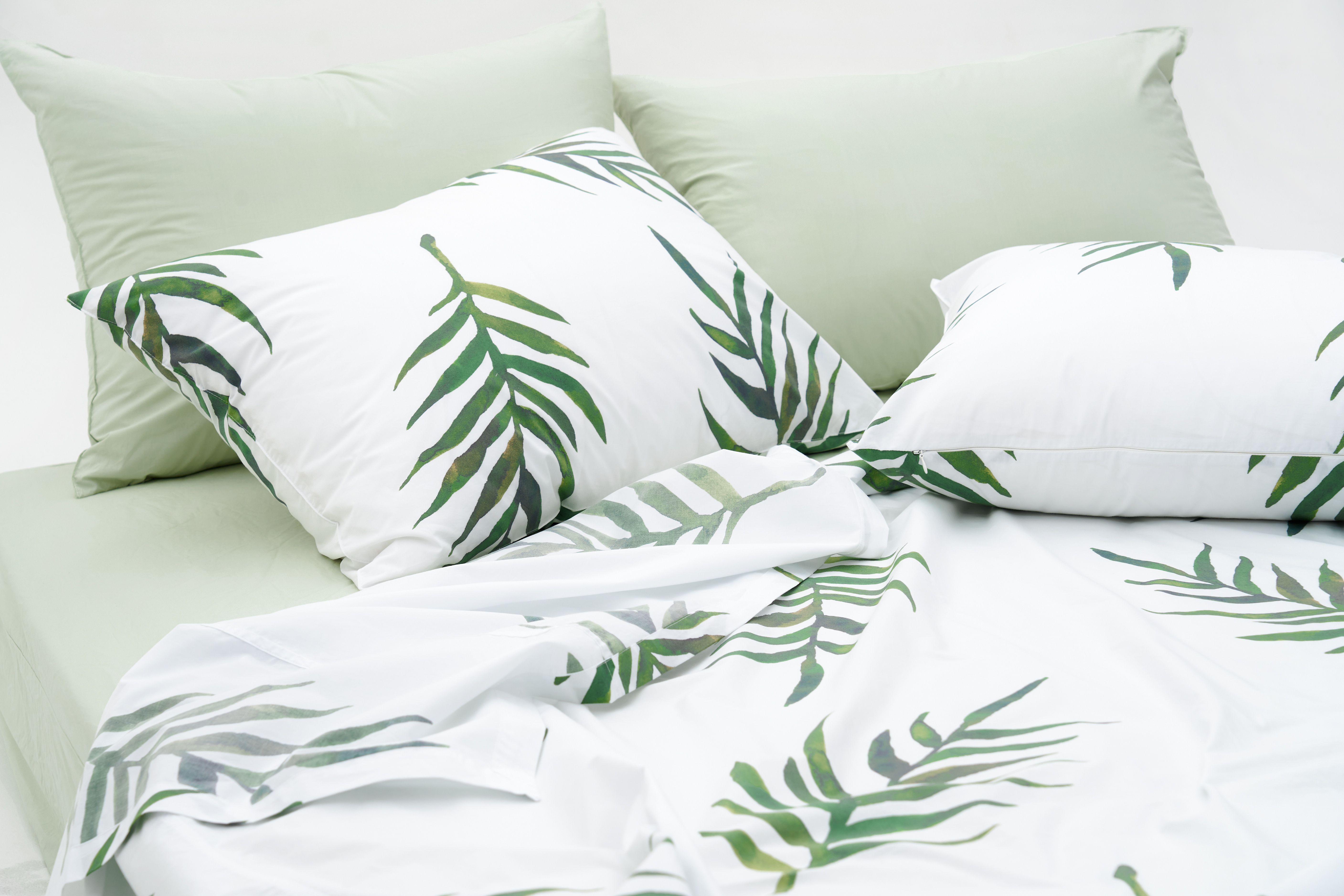 palm leaves summer bedding set (S/SS)