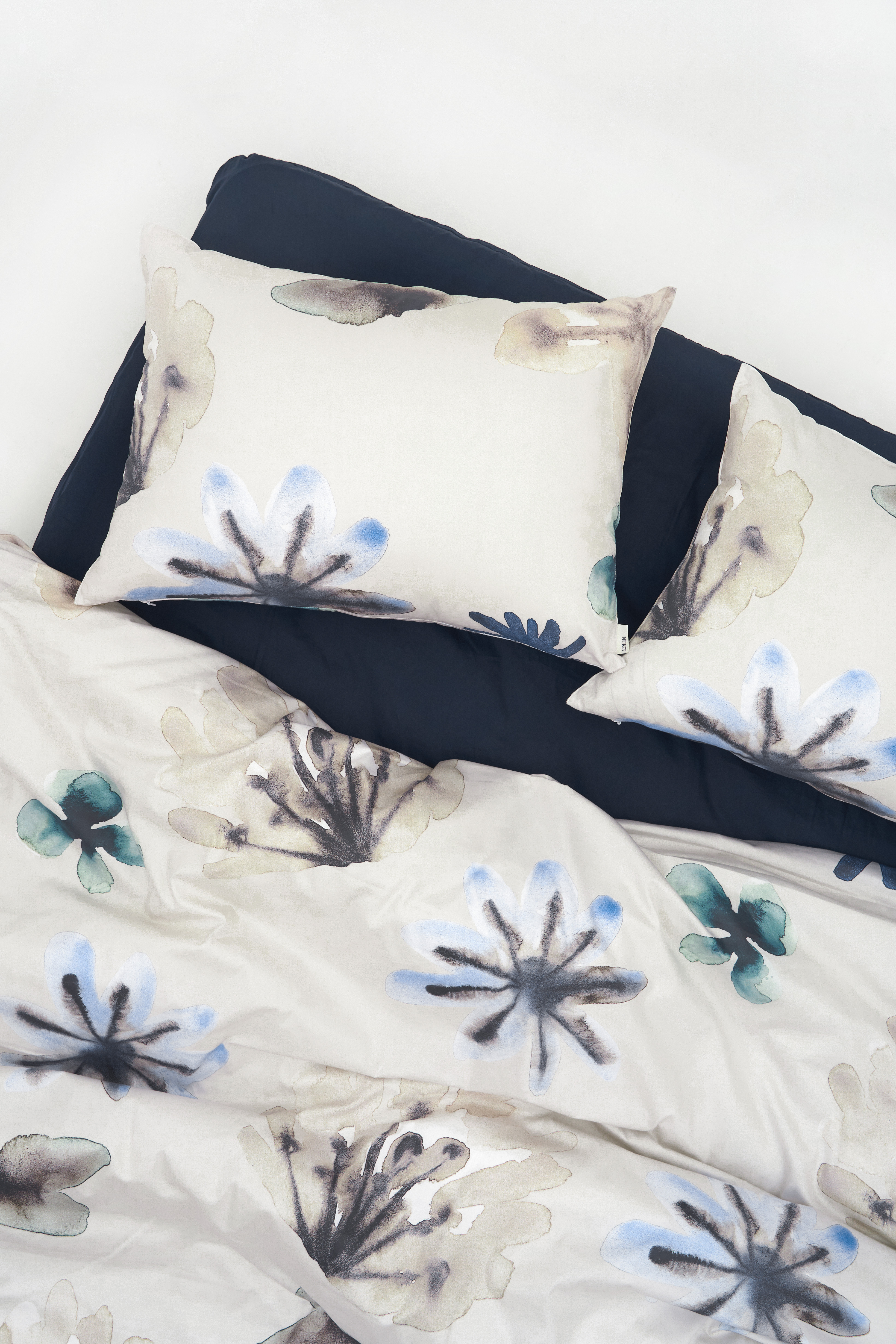 blooming winter bedding set (beige) (Q/K)