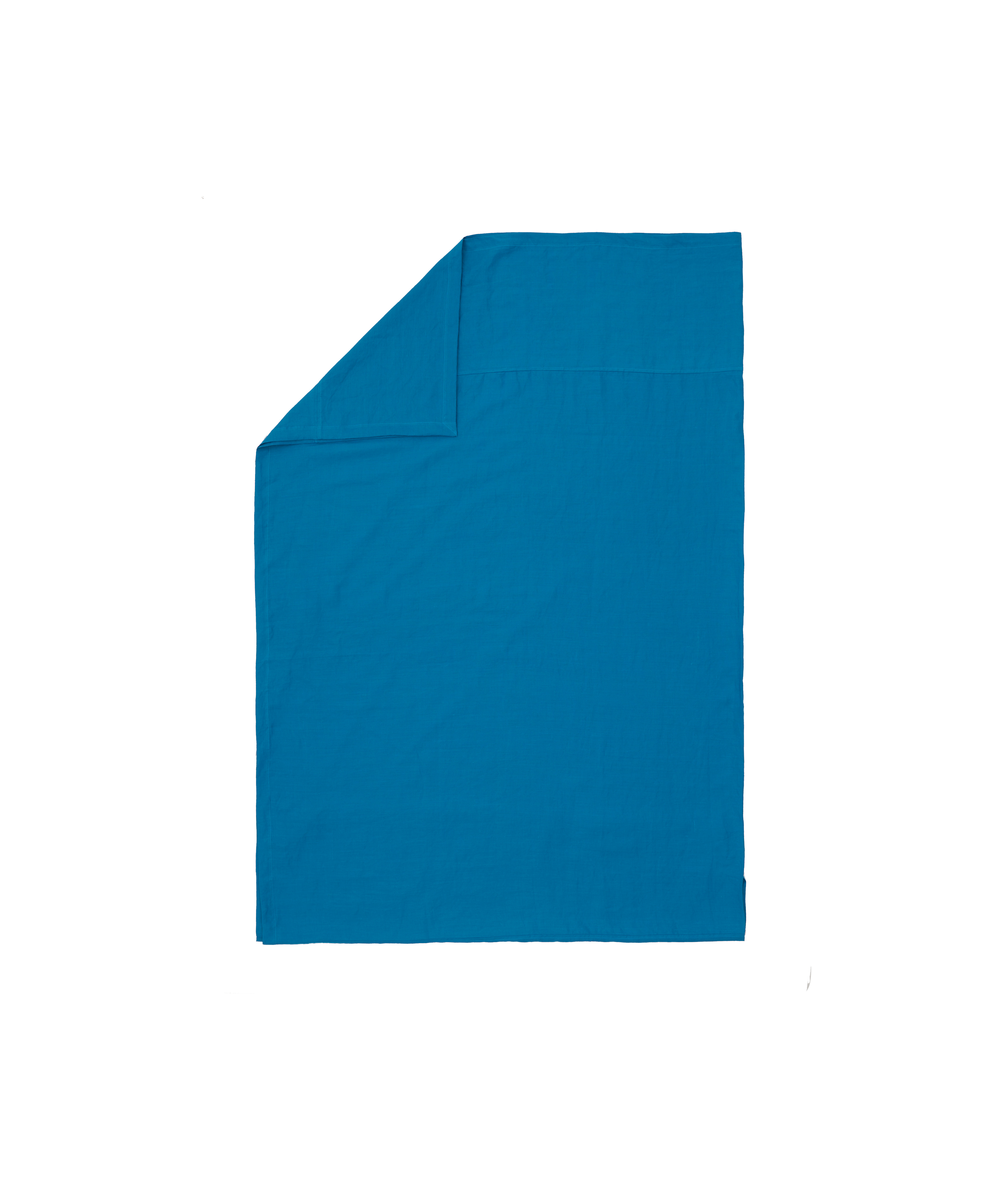 ocean blue 린넨 홑이불