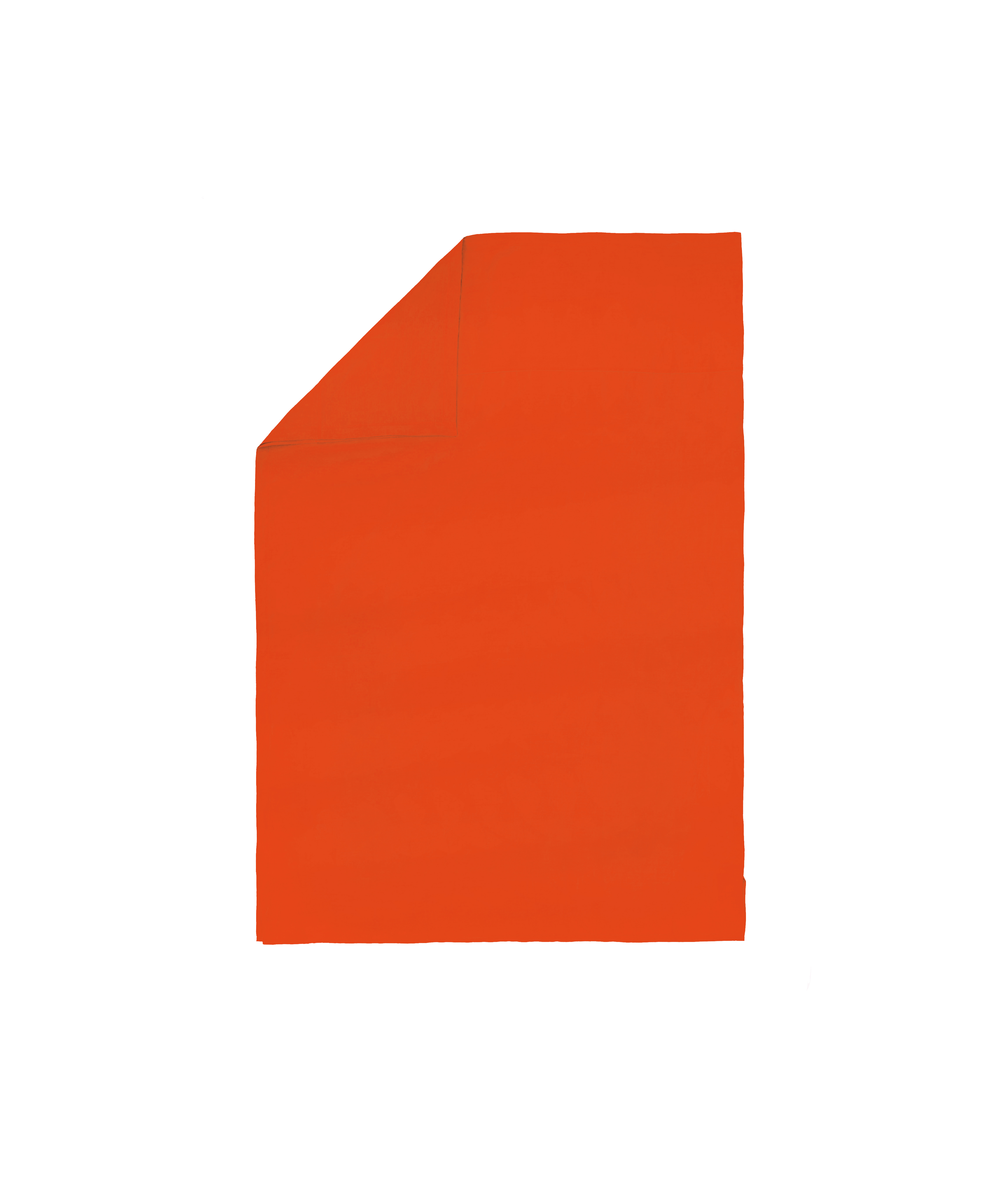 Orange 린넨 홑이불