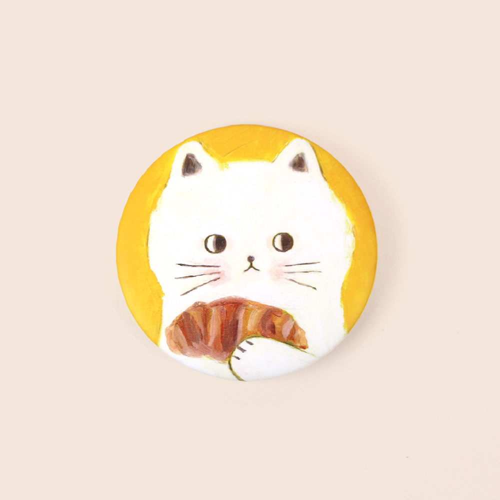 빵고양이 양면 손거울