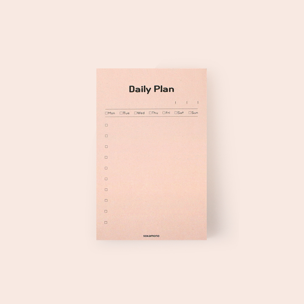 daily Plan_Pink