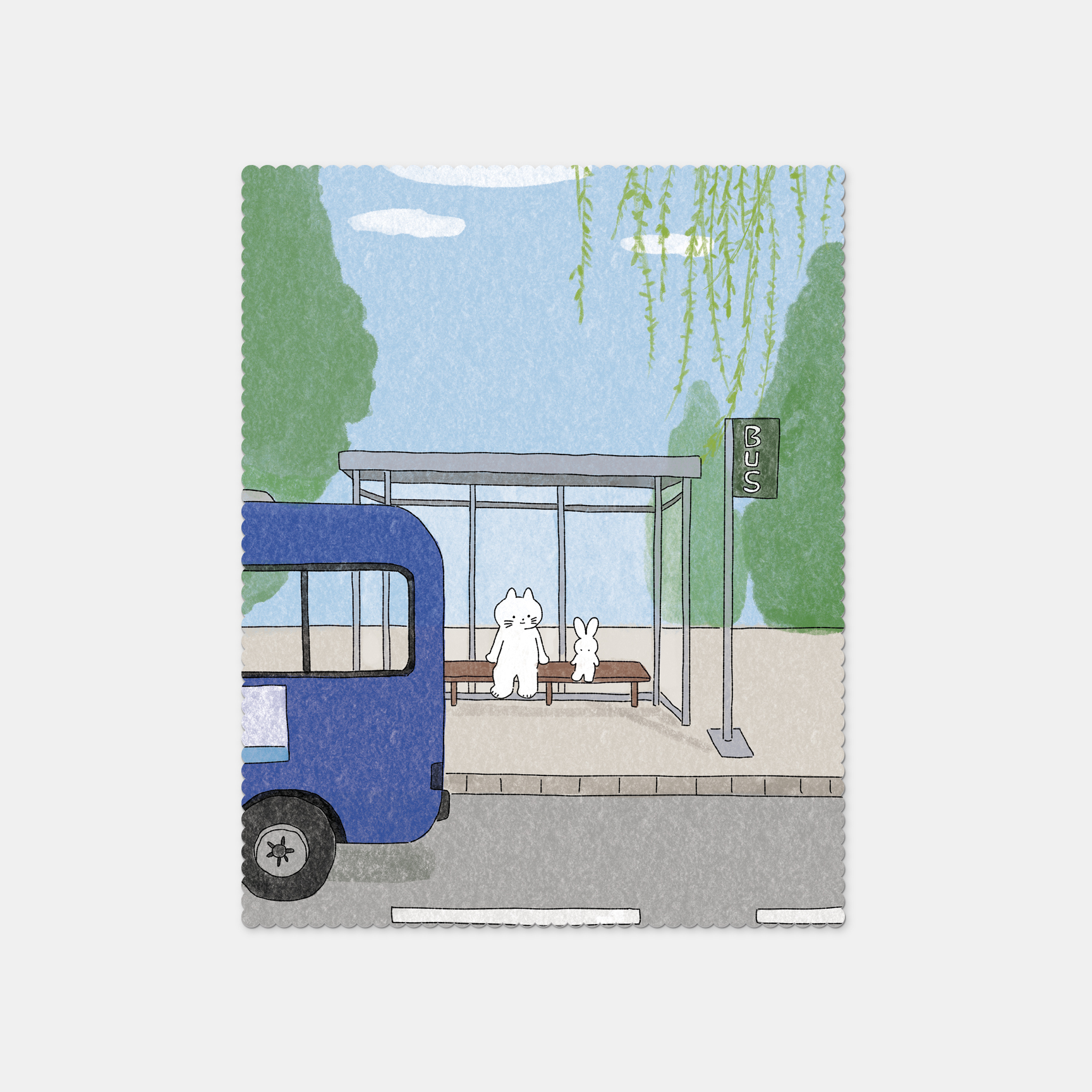 버스정류장 클리너