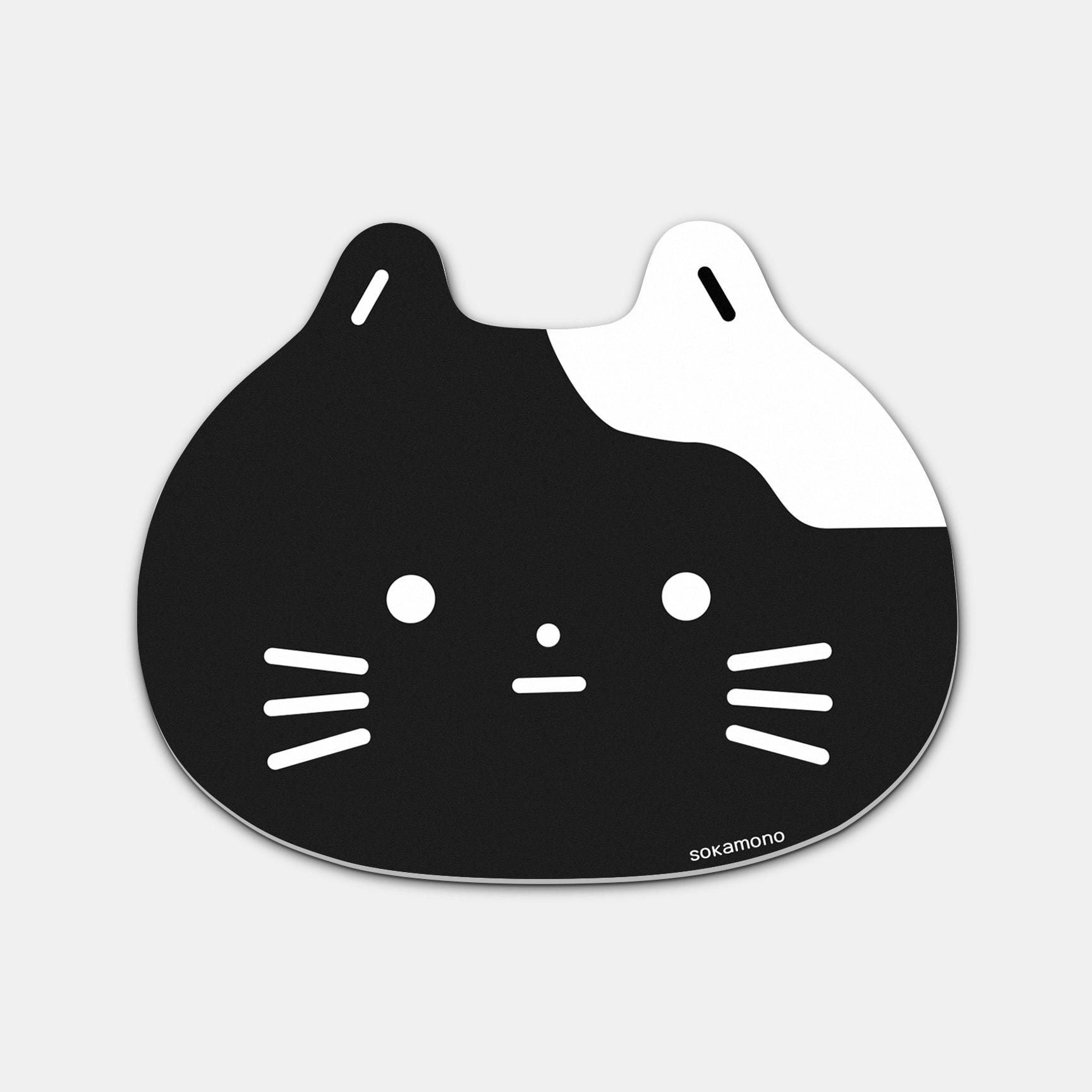 점박이고양이 얼굴 마우스패드