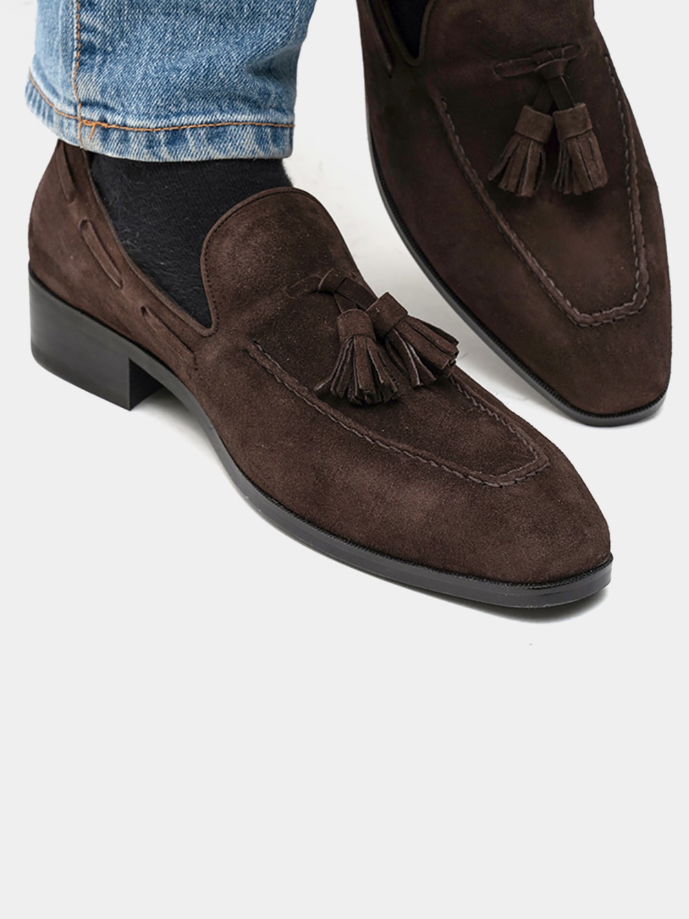[Refurb]Ardor_Tassel D.Brown Suede / ALC011