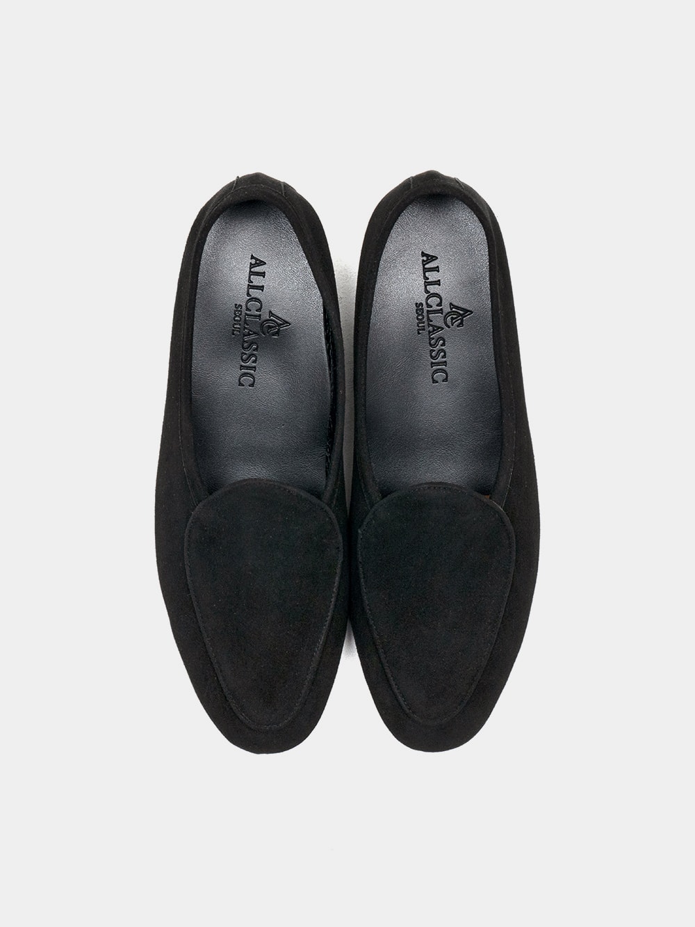 [Refurb] Belgian Loafers Black Suede / ALC043