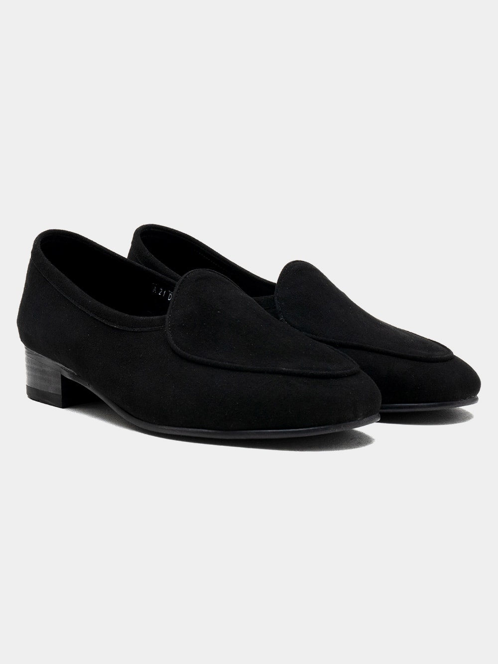 [Refurb] Belgian Loafers Black Suede / ALC043
