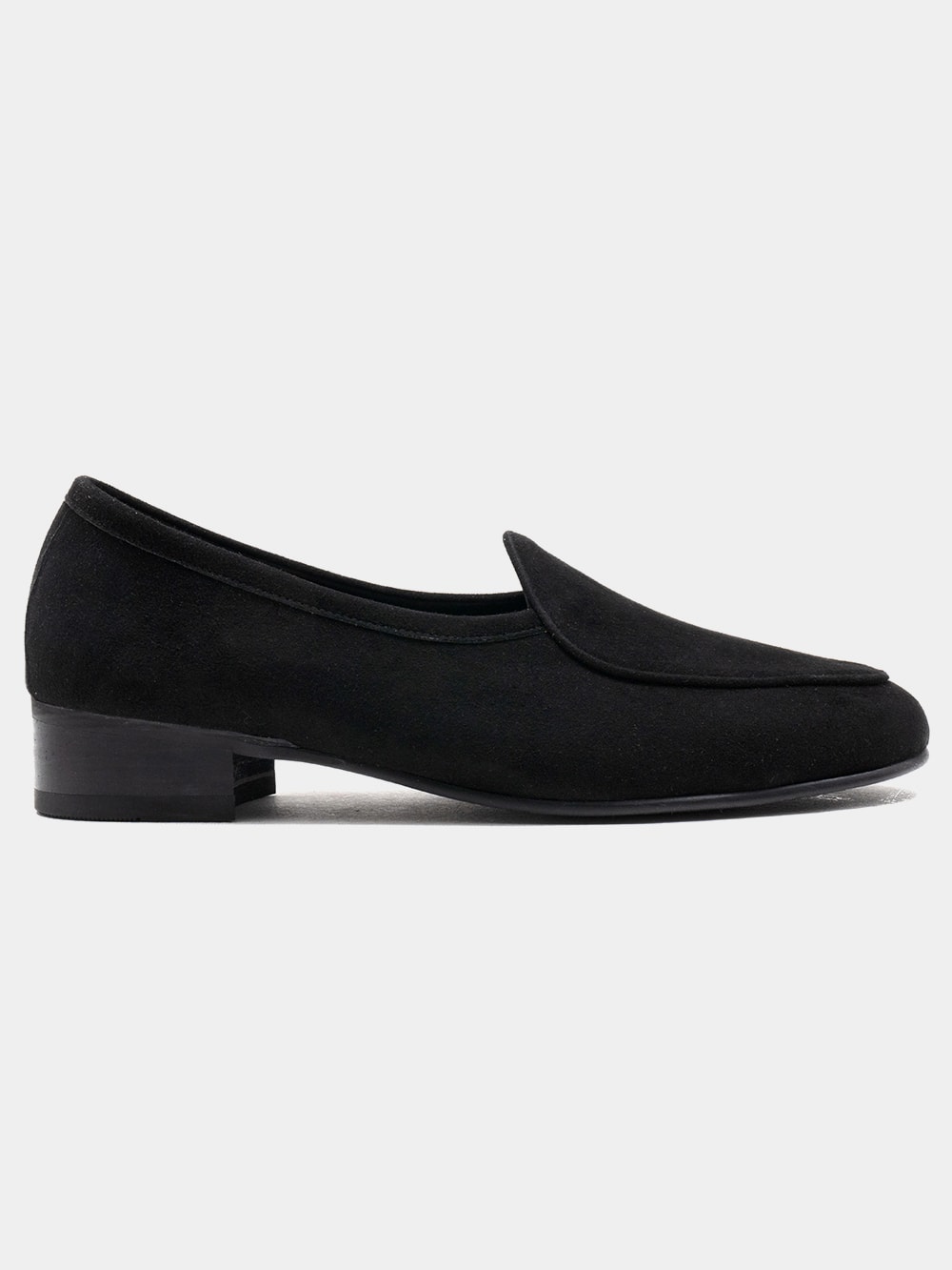 [Refurb] Belgian Loafers Black Suede / ALC043