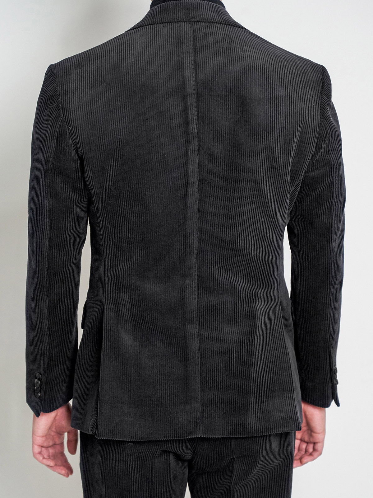 Tailored Jacket #001 [Black corduroy]