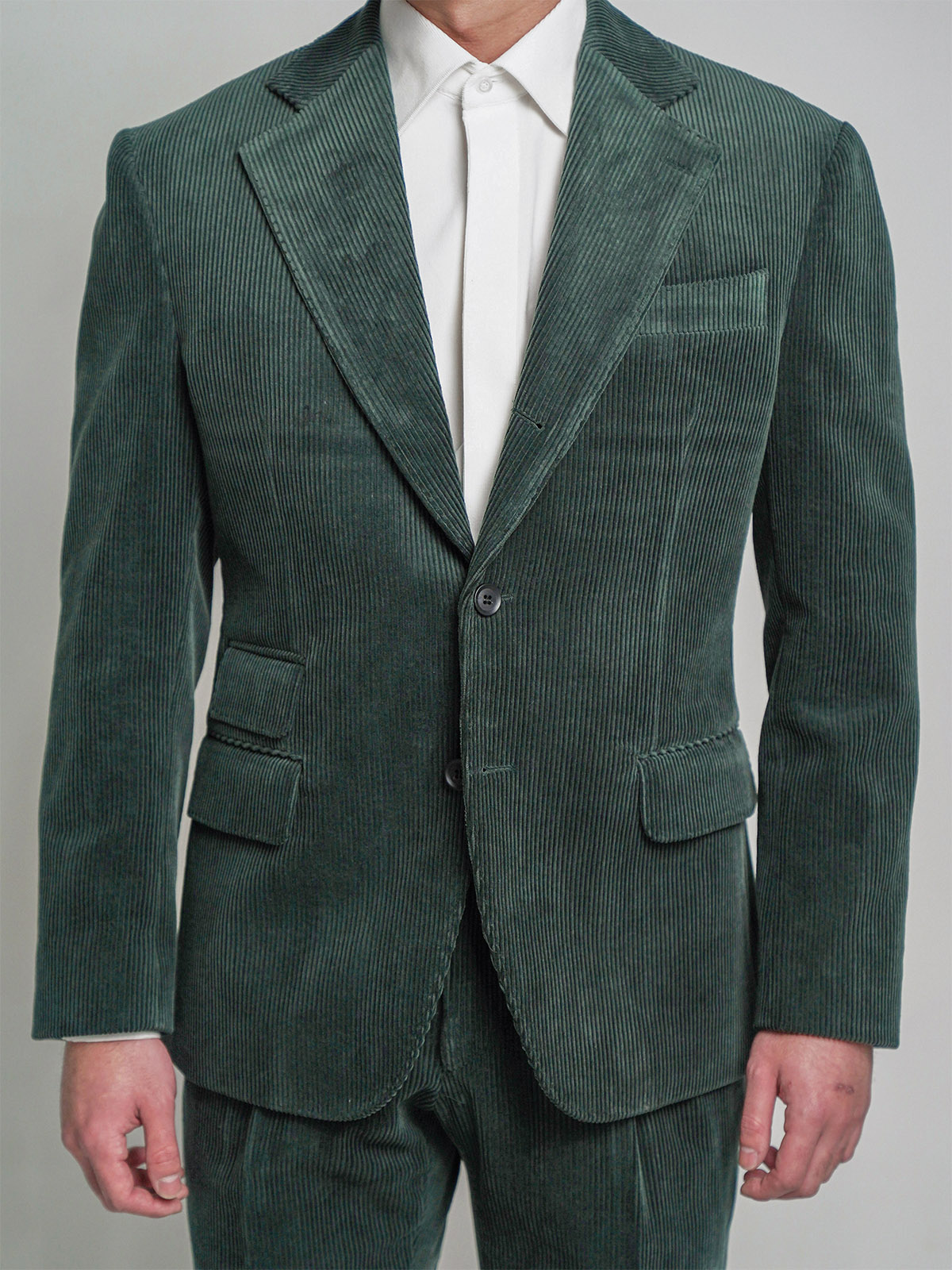 Tailored Jacket #001 [Green corduroy]