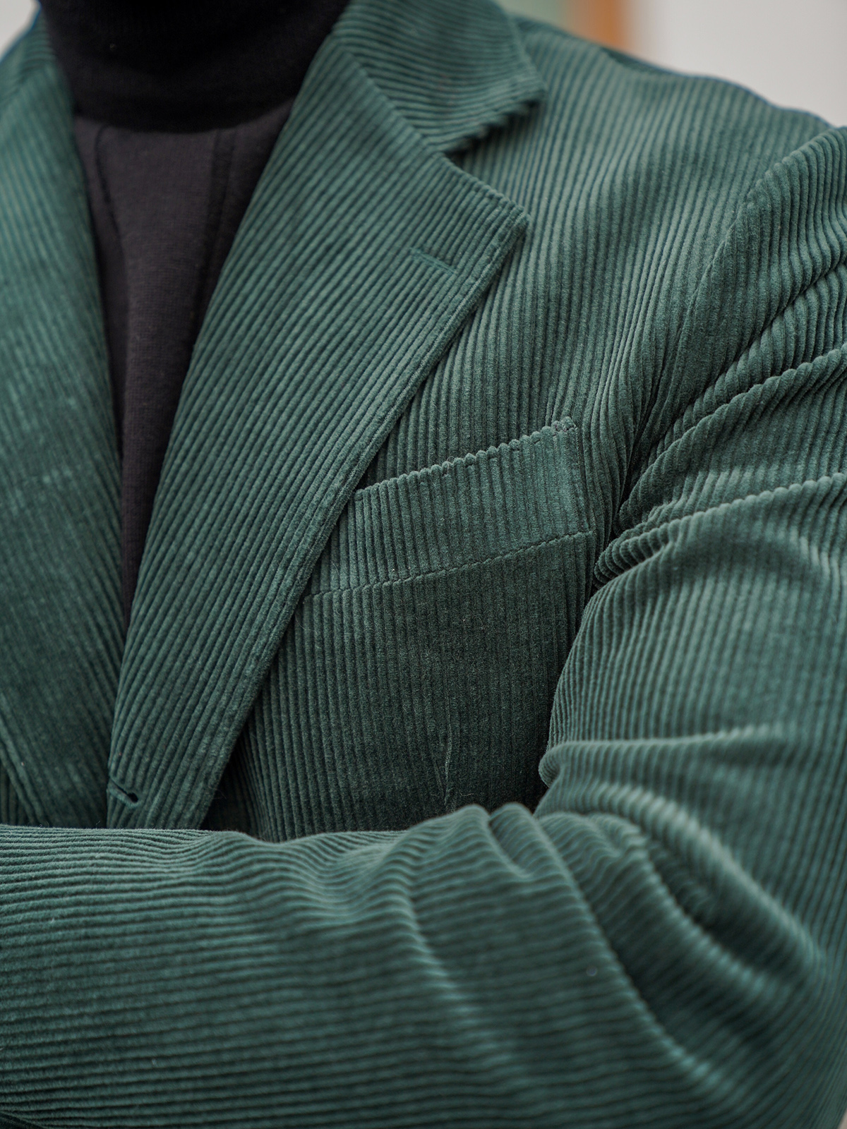 Tailored Jacket #001 [Green corduroy]