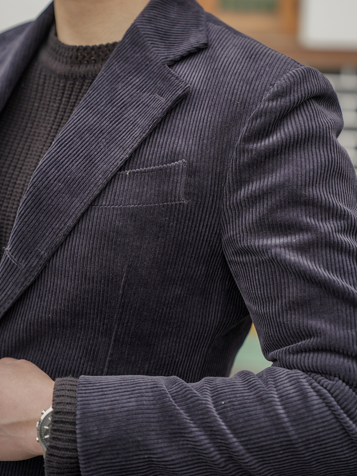 Tailored Jacket #001 [Navy corduroy]