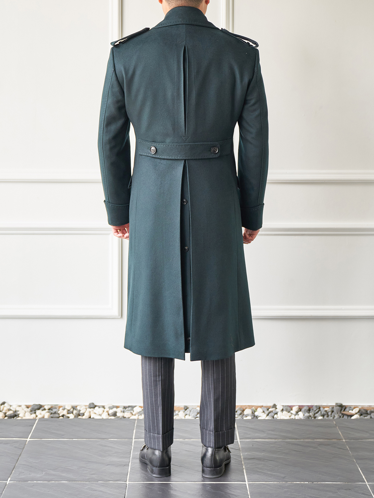 Tailored Great Coat #001 [Dark green]