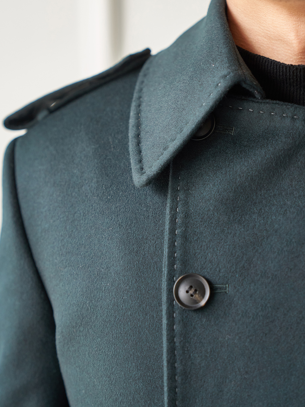 Tailored Great Coat #001 [Dark green]