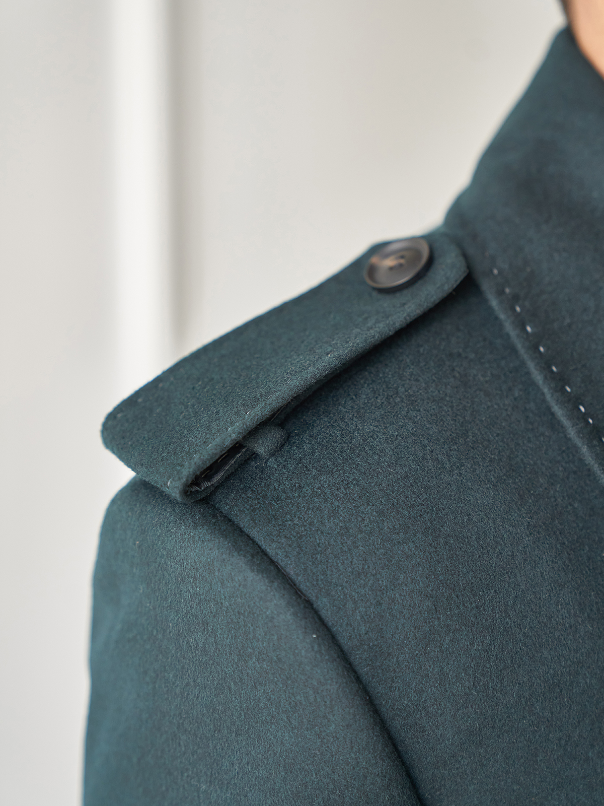 Tailored Great Coat #001 [Dark green]