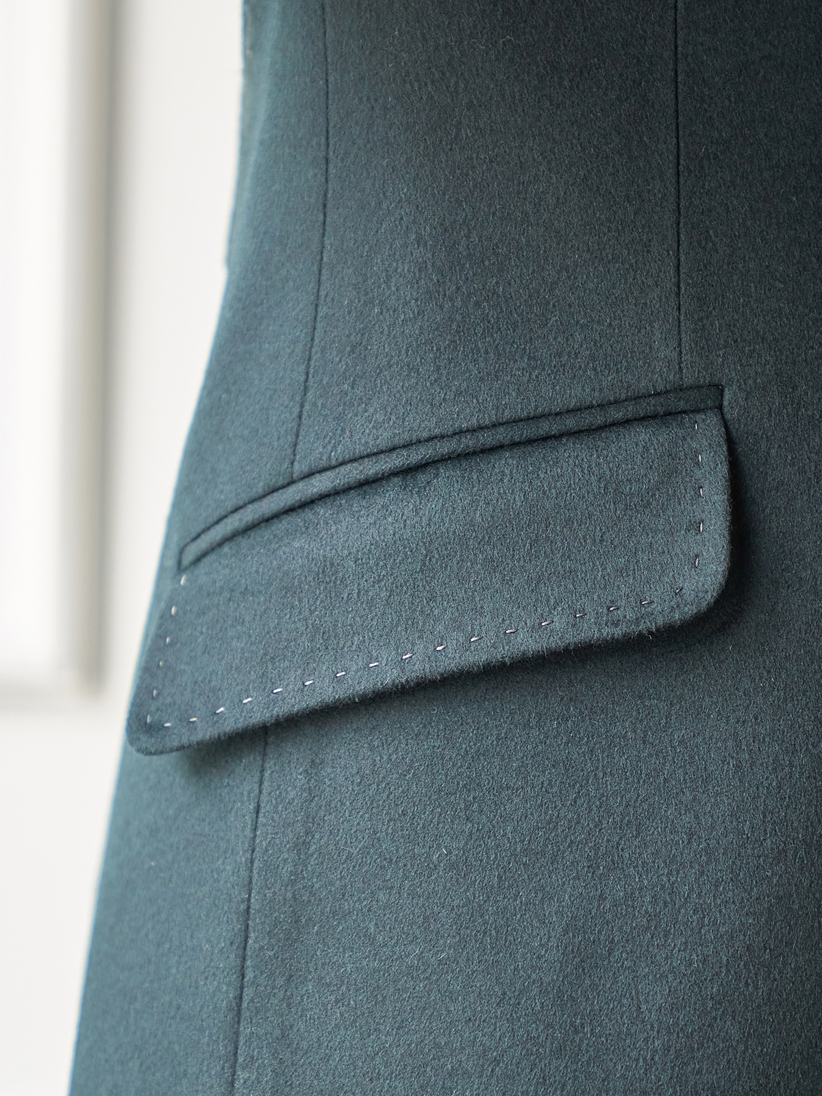 Tailored Great Coat #001 [Dark green]