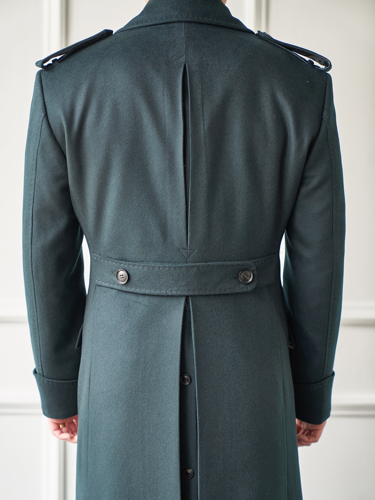 Tailored Great Coat #001 [Dark green]