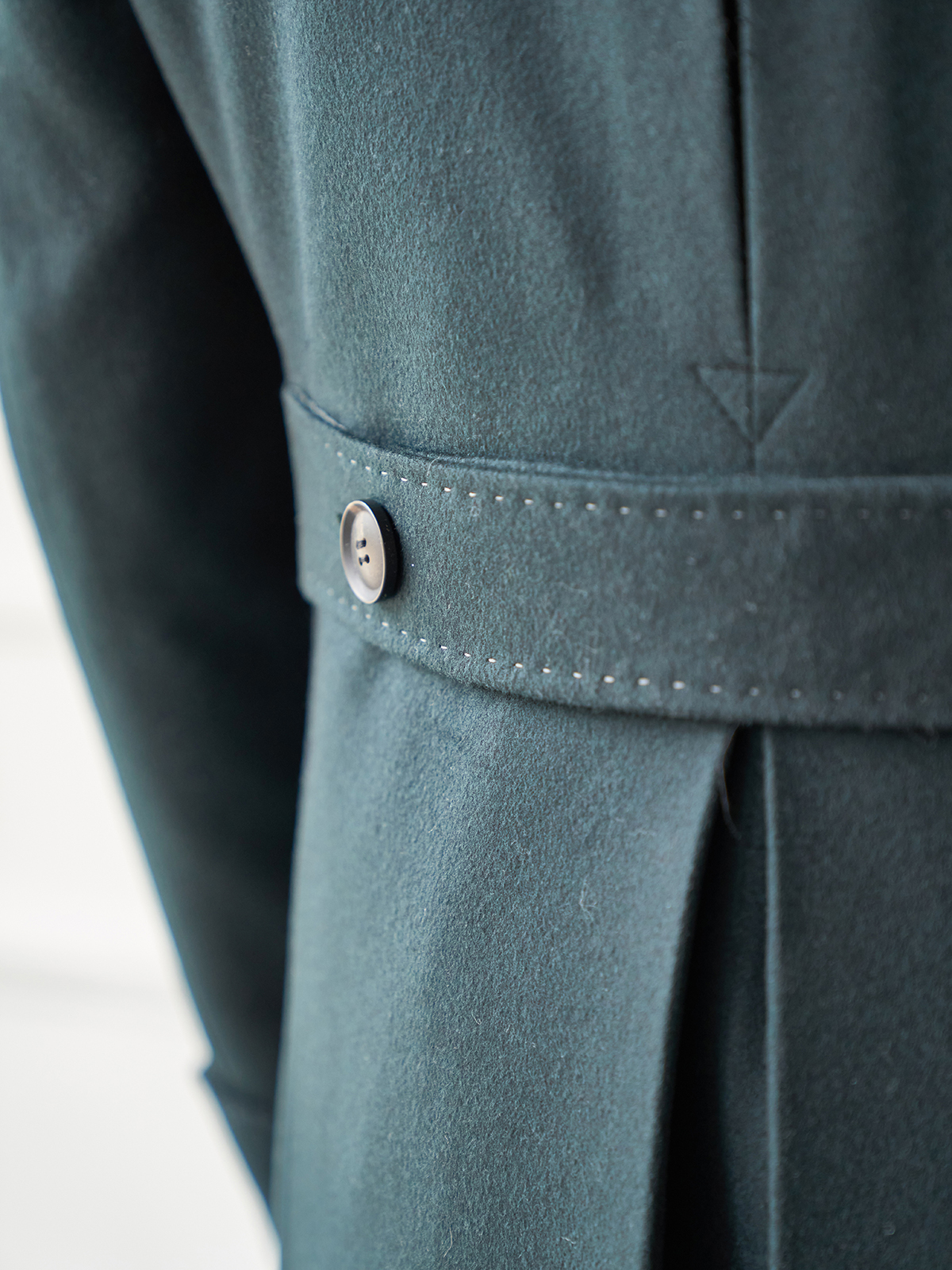 Tailored Great Coat #001 [Dark green]