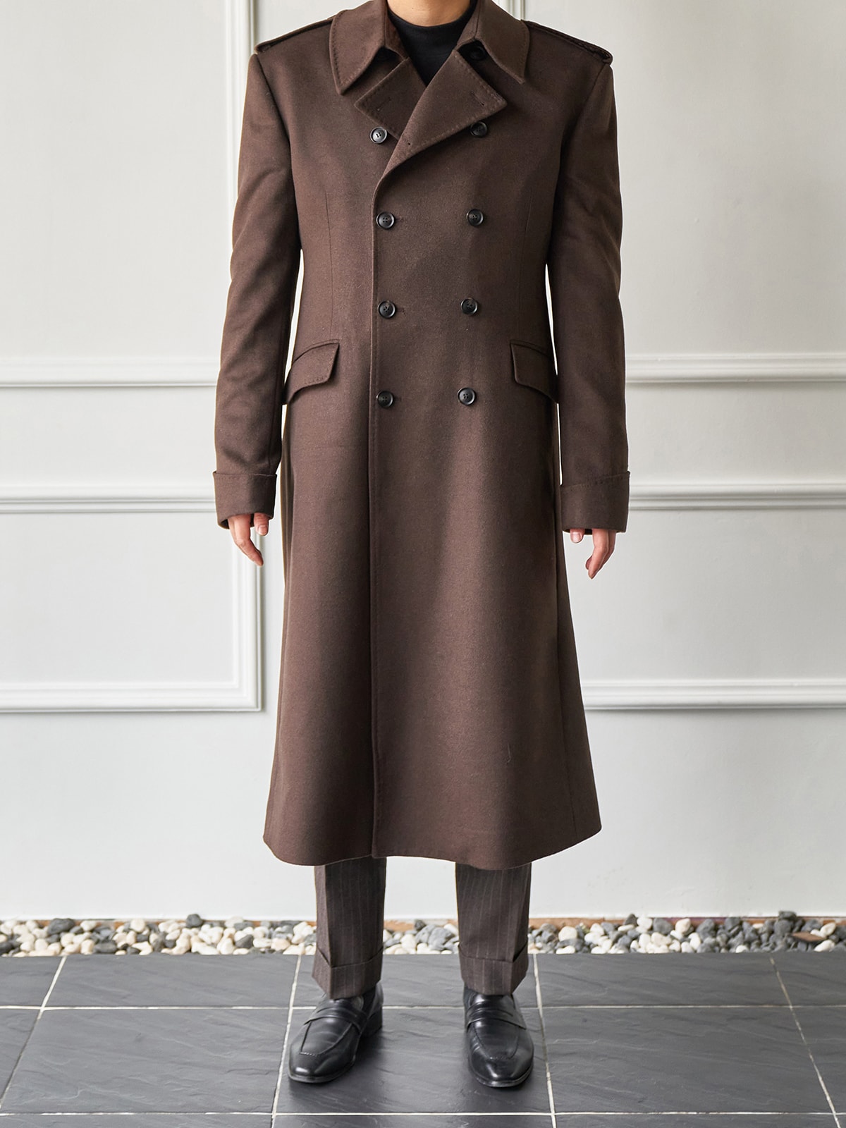 Tailored Great Coat #001 [Brown]