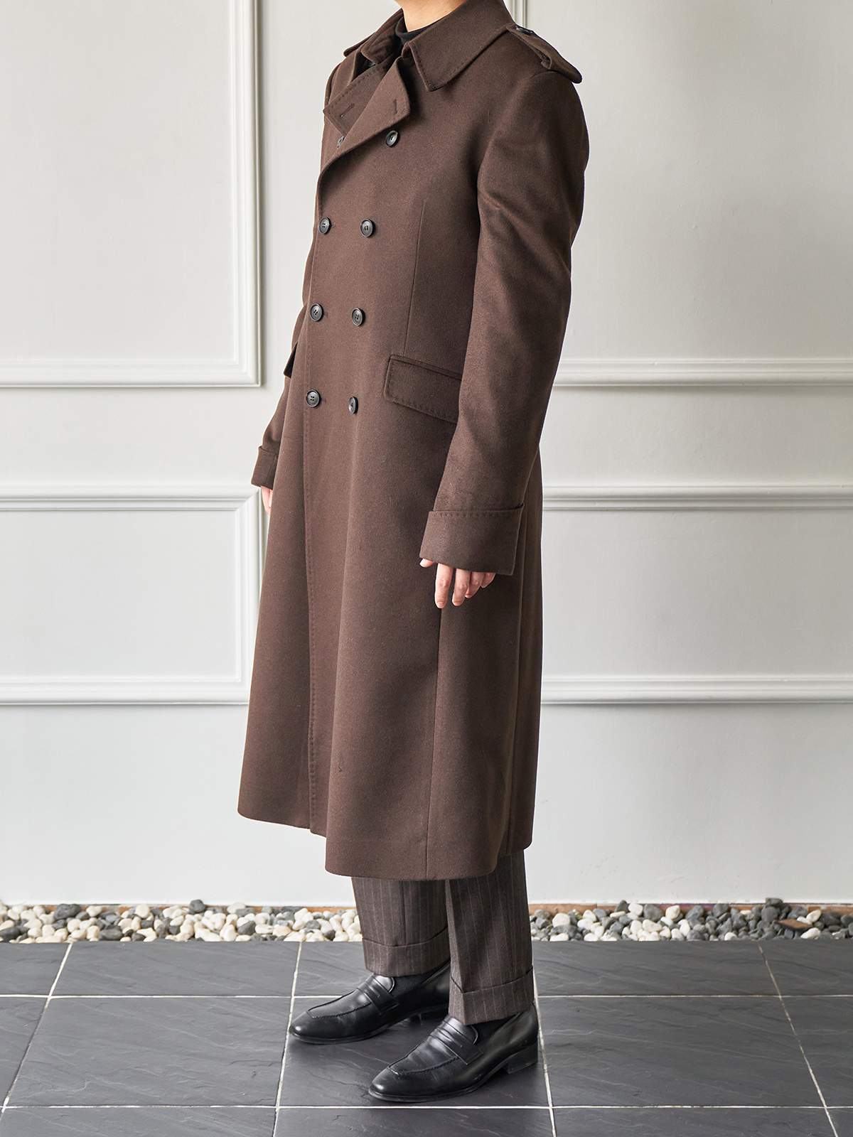 Tailored Great Coat #001 [Brown]