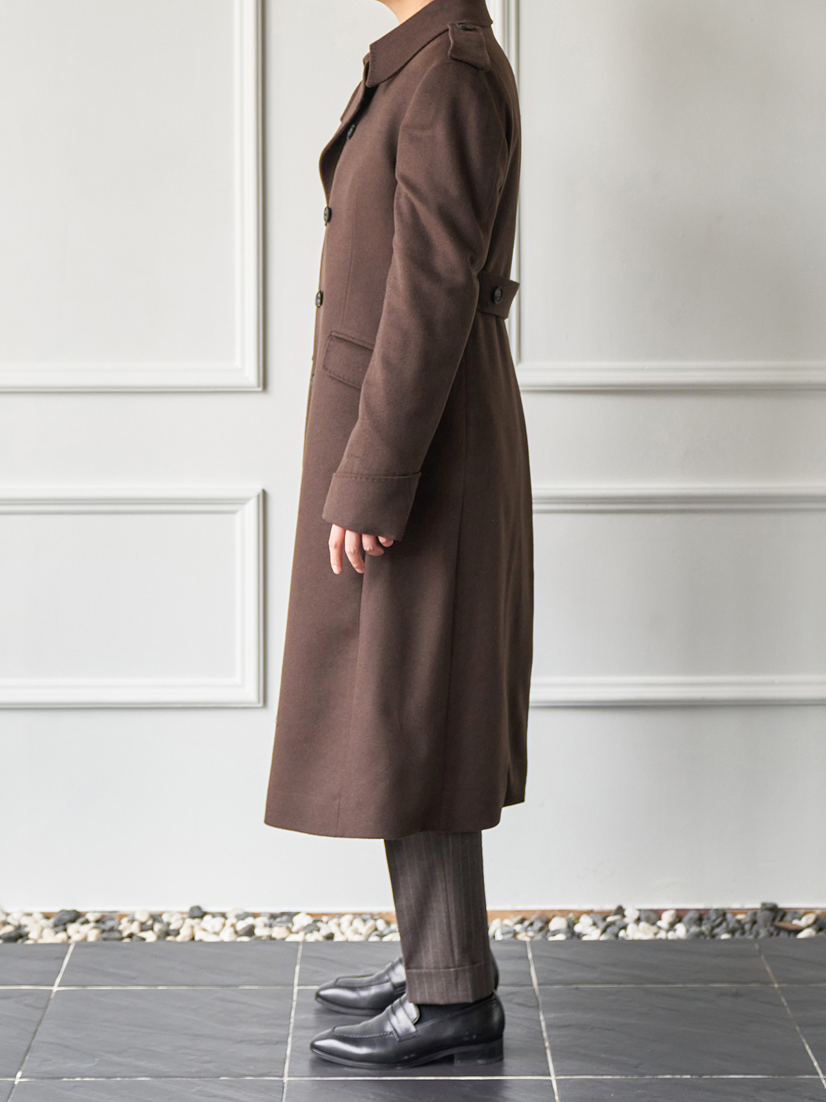 Tailored Great Coat #001 [Brown]