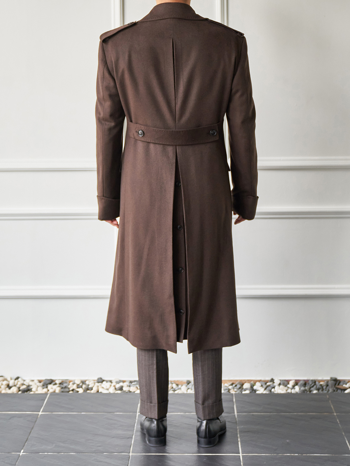 Tailored Great Coat #001 [Brown]