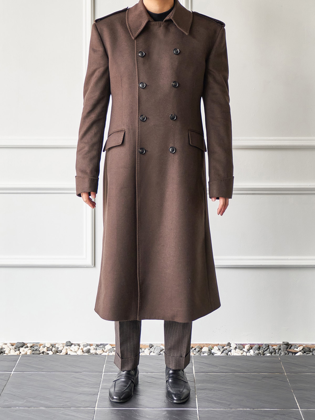 Tailored Great Coat #001 [Brown]