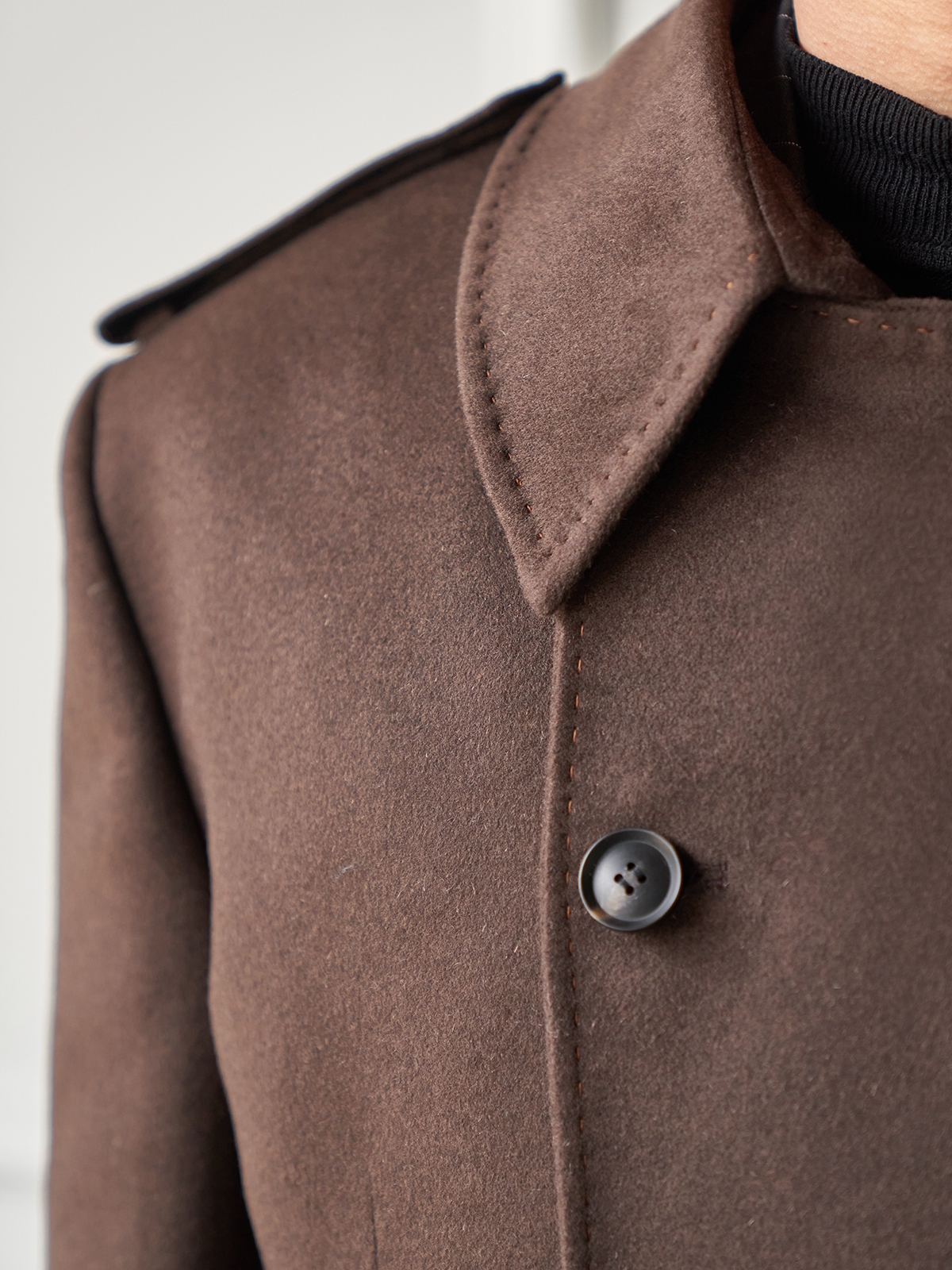 Tailored Great Coat #001 [Brown]