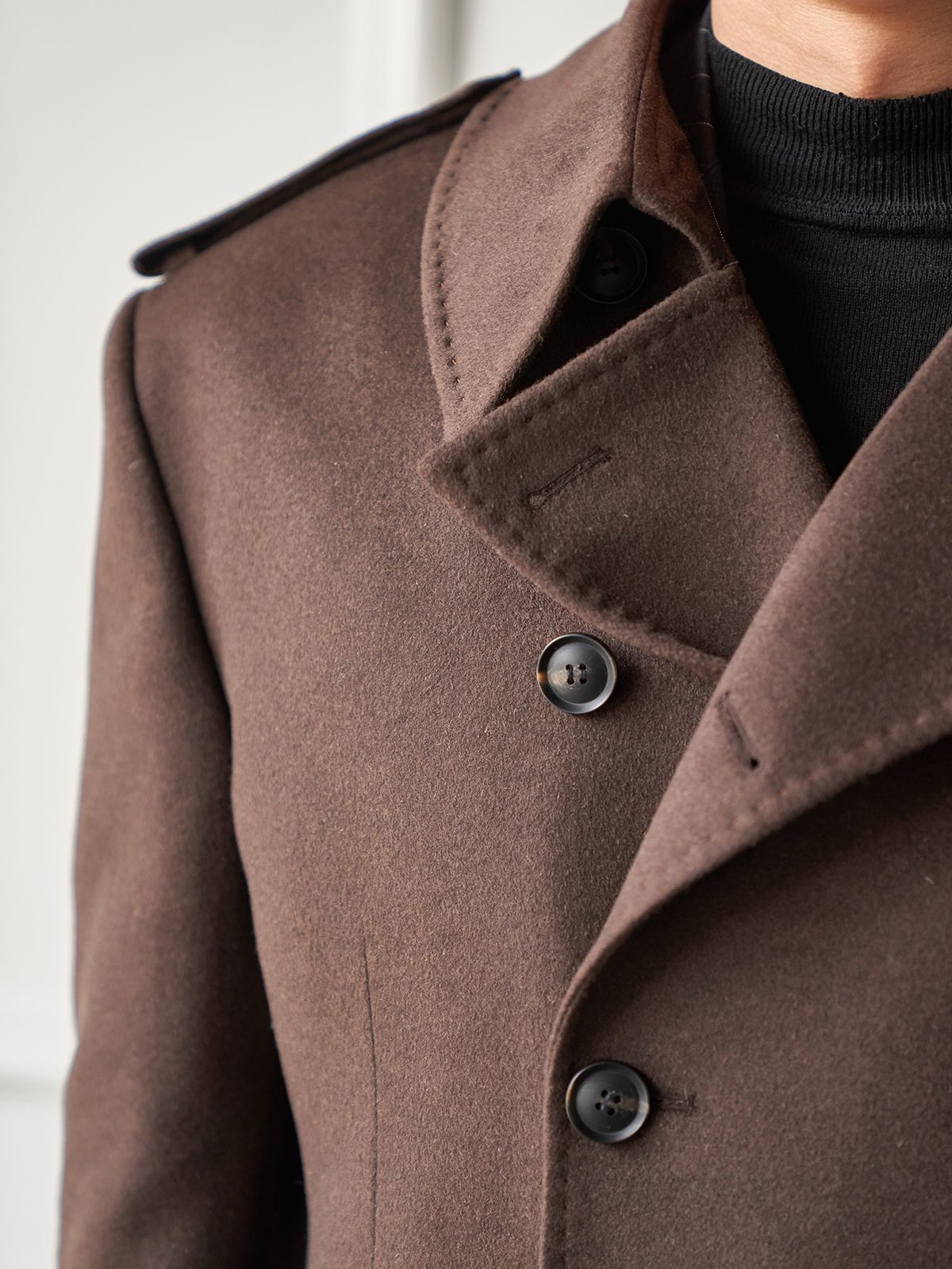 Tailored Great Coat #001 [Brown]