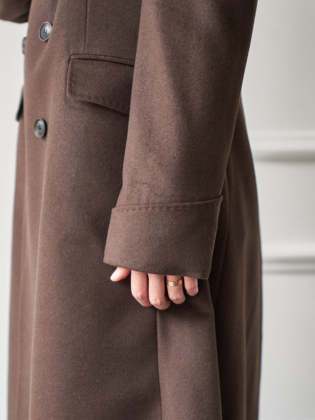Tailored Great Coat #001 [Brown]