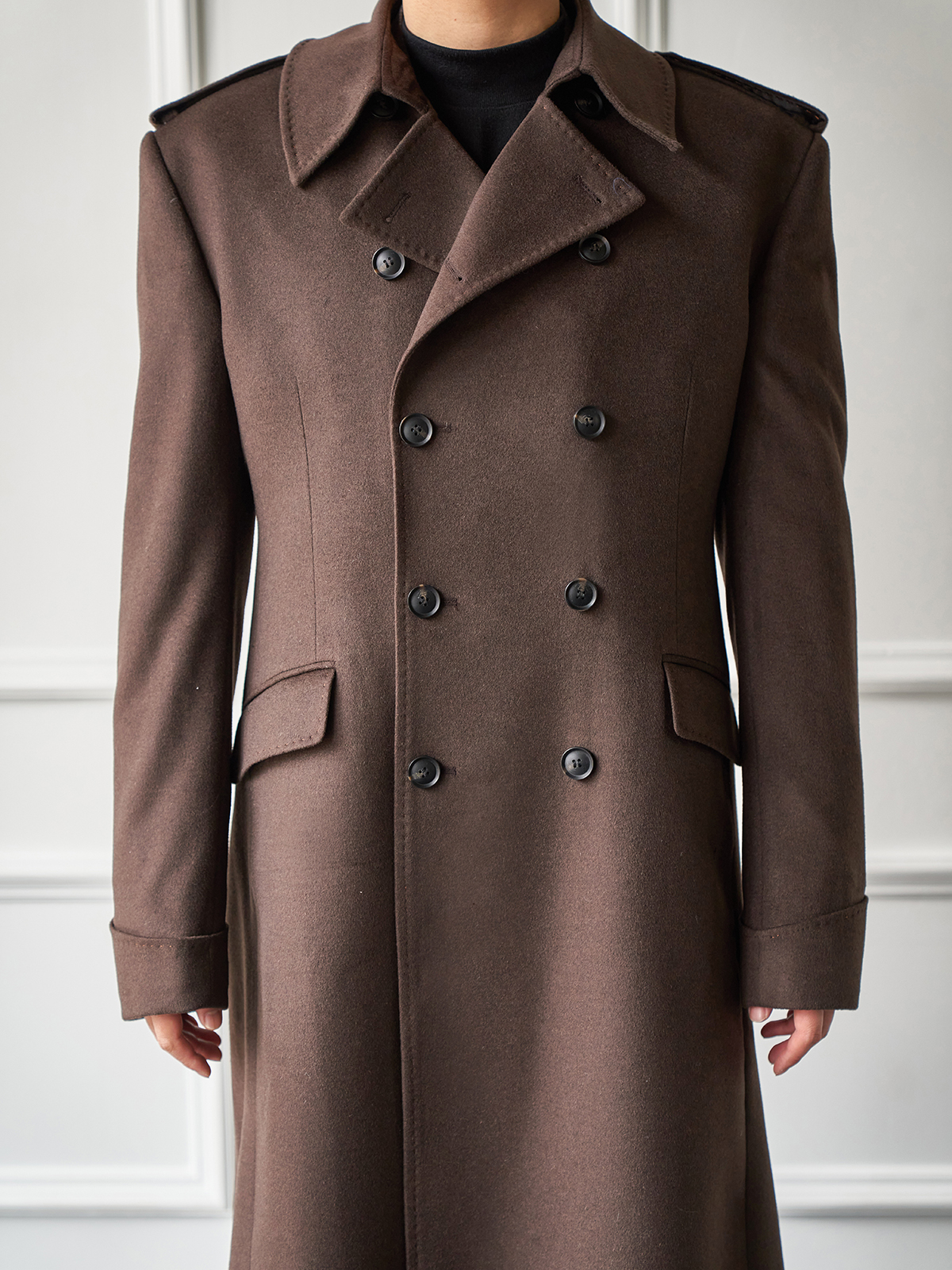 Tailored Great Coat #001 [Brown]