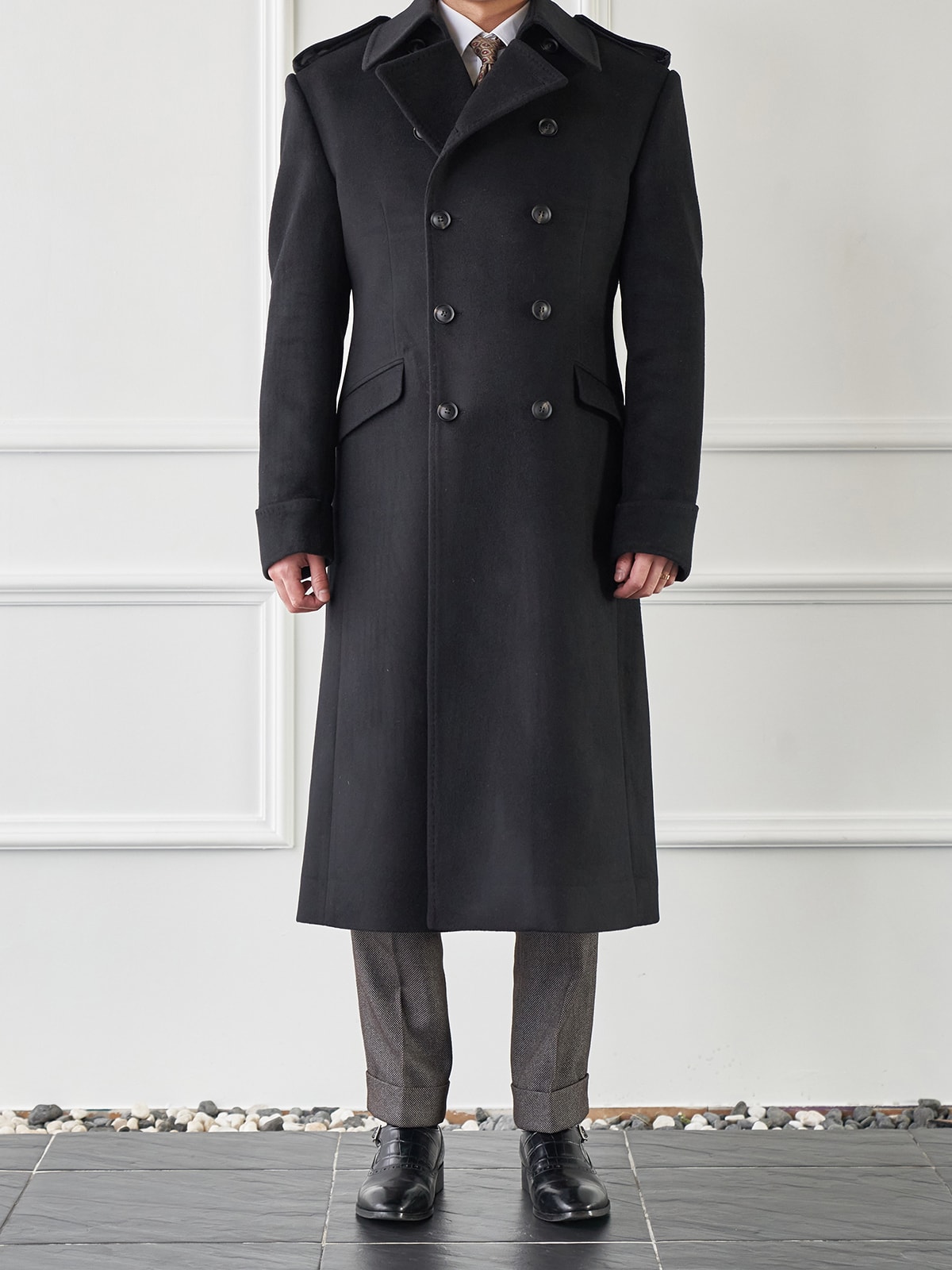 Tailored Great Coat #001 [Black]